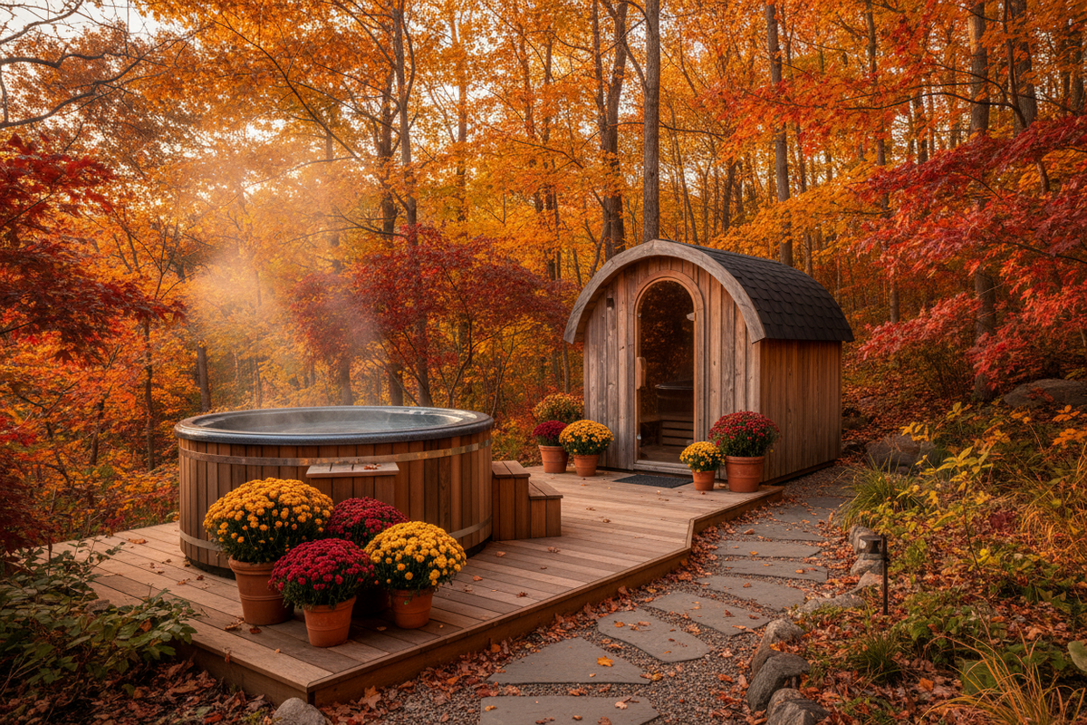 Warm Up This Fall & Winter: The Ultimate Guide to Hot Tubs & Saunas for Your Backyard