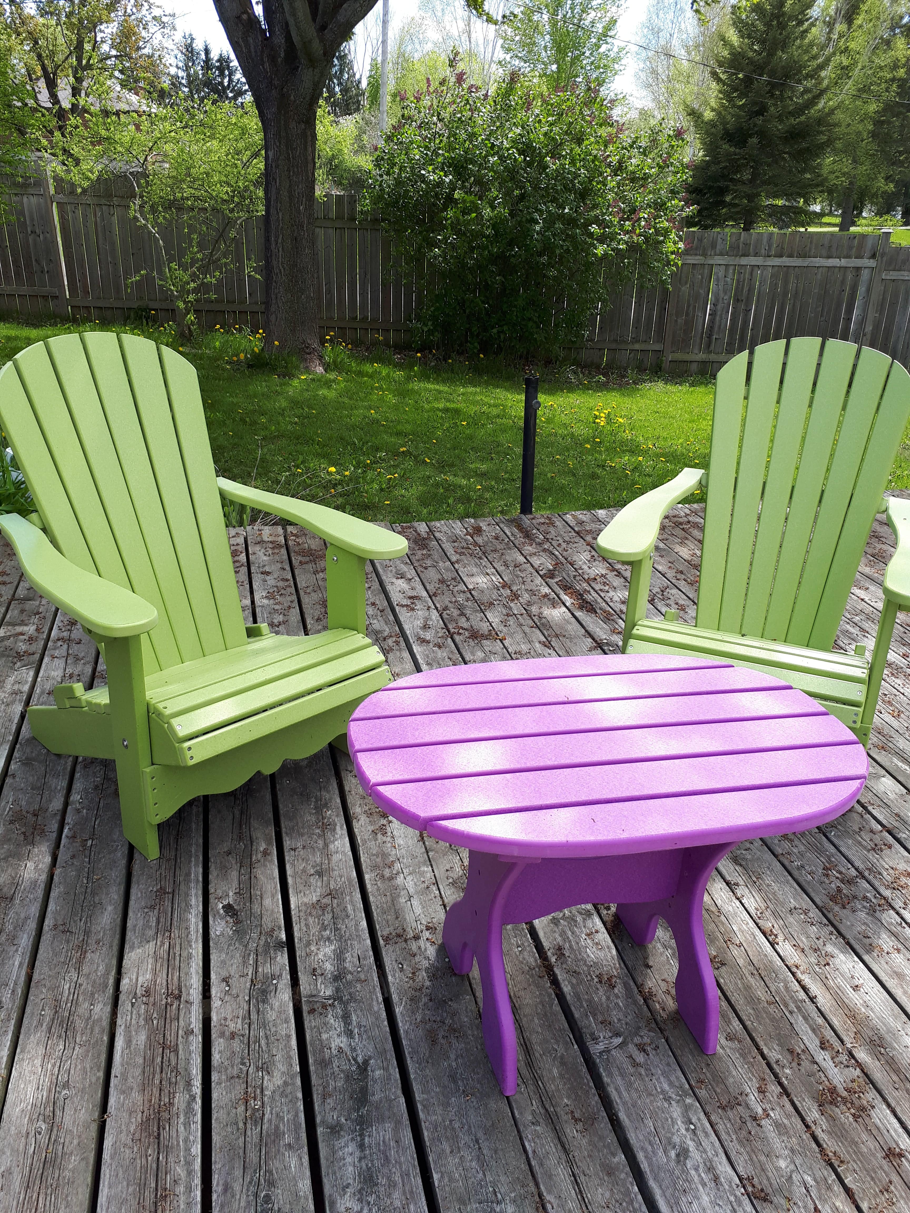 Poly-Luxe Recycled Plastic Classic Adirondack Chair (Standard)