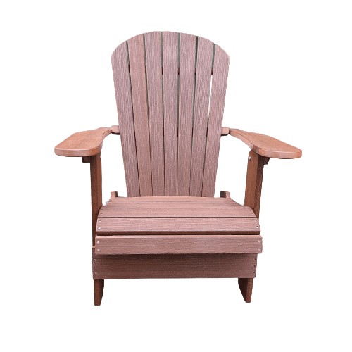 Poly-Luxe Recycled Plastic Royal Upright Adirondack Chair easiest to get in and out of (Large)