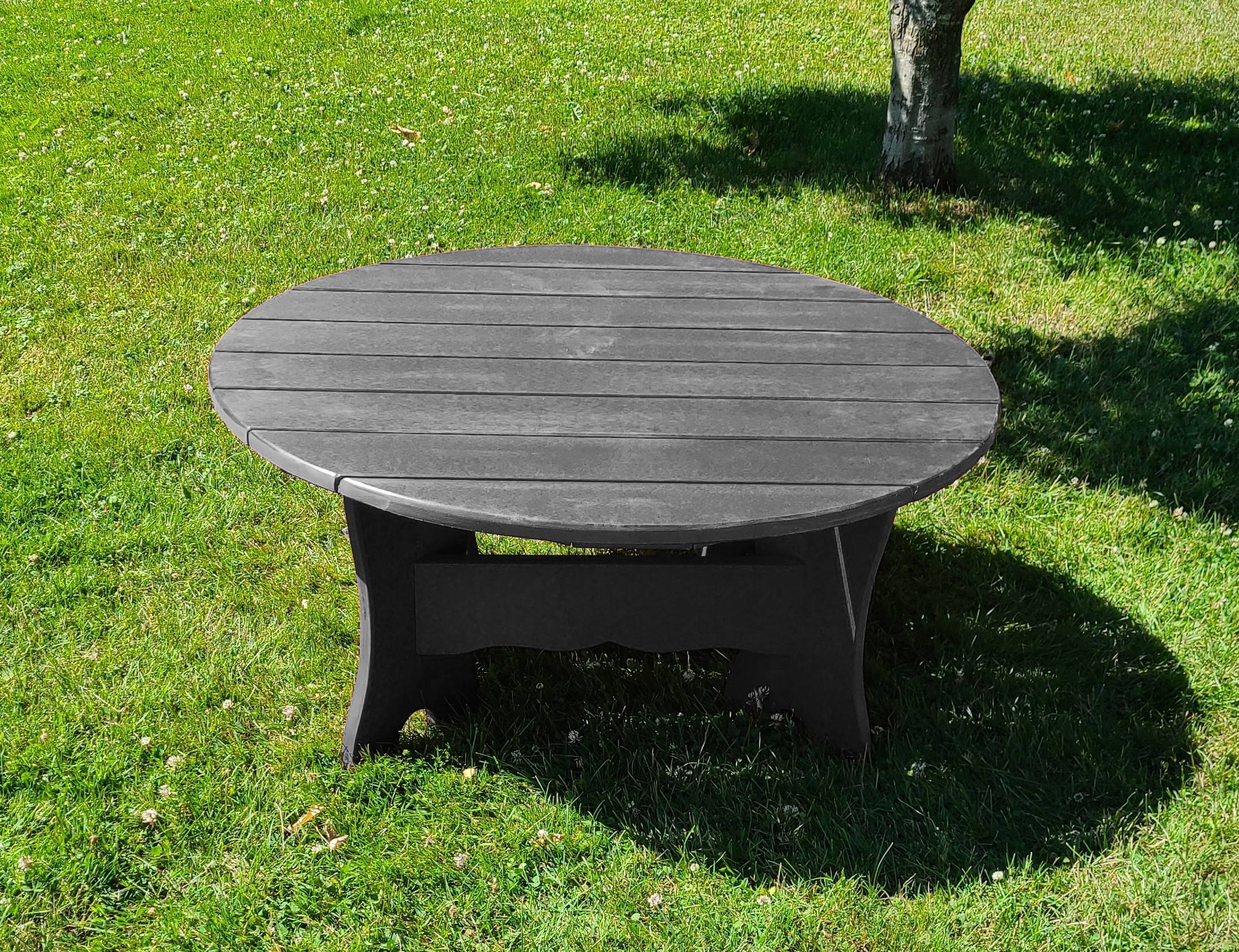 Poly-Luxe 42" Round Coffee Table