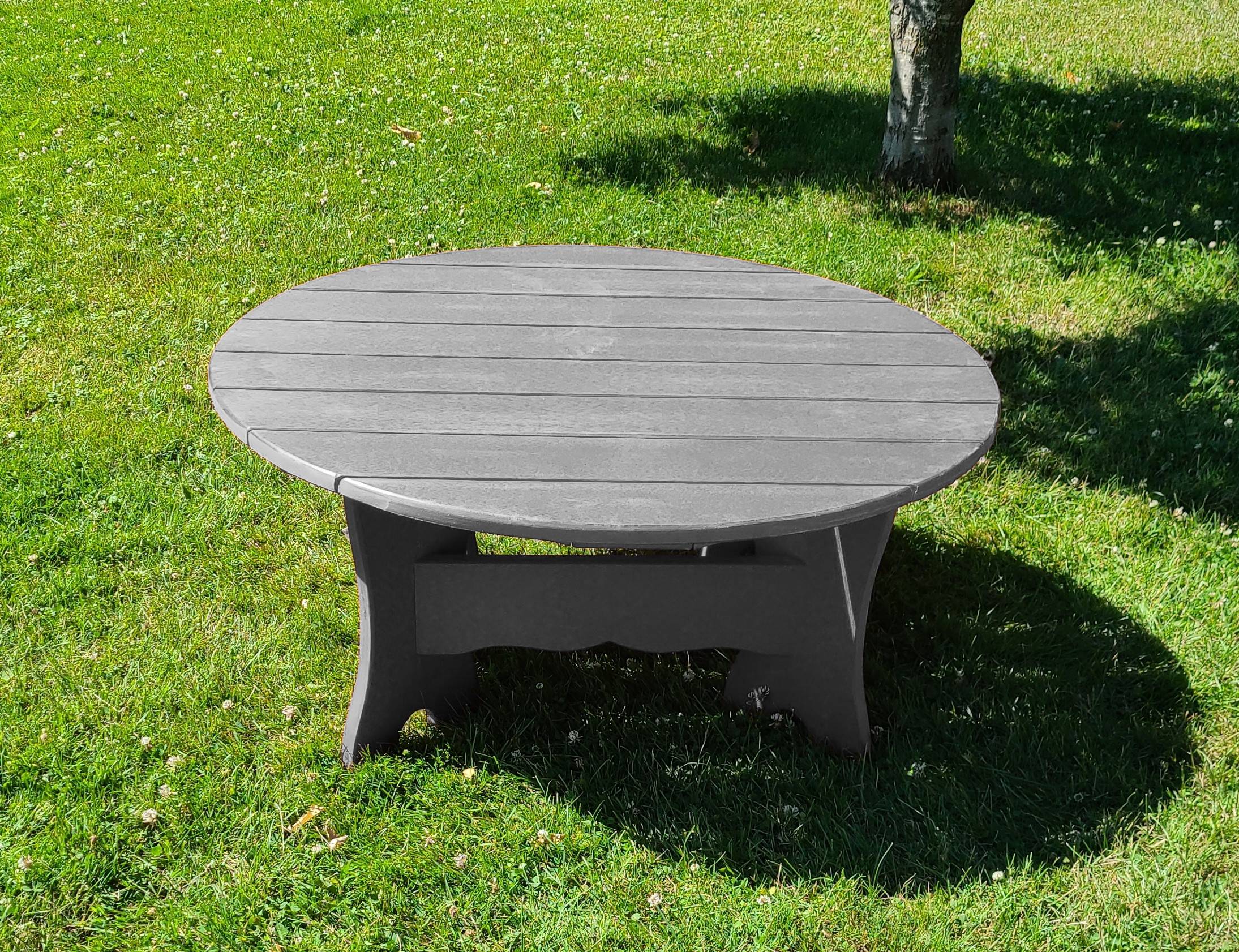 Poly-Luxe 42" Round Coffee Table