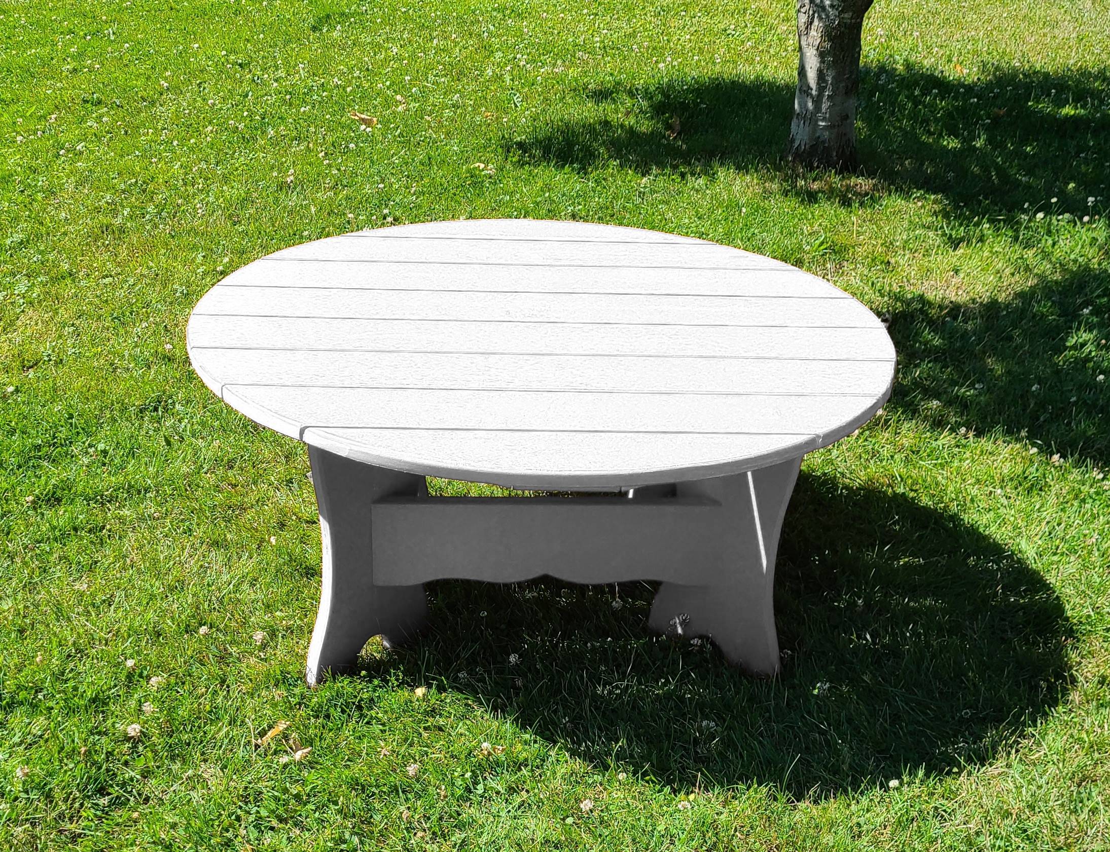 Poly-Luxe 42" Round Coffee Table