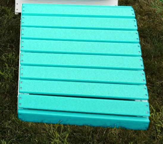 Poly-Luxe Recycled Plastic Royal 2-Position Ottoman (Large)