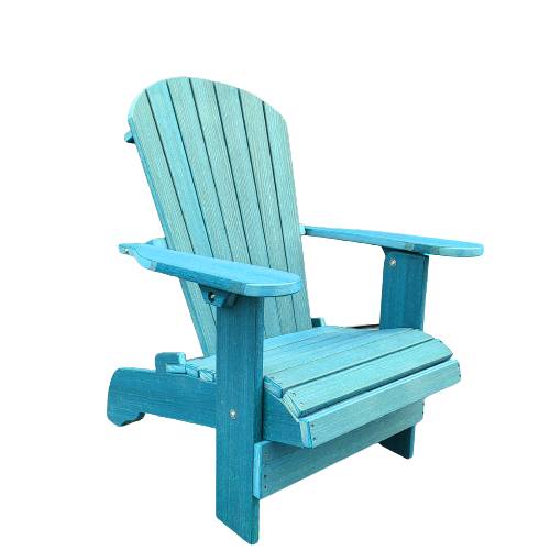 Poly-Luxe Recycled Plastic Royal Upright Adirondack Chair easiest to get in and out of (Large)