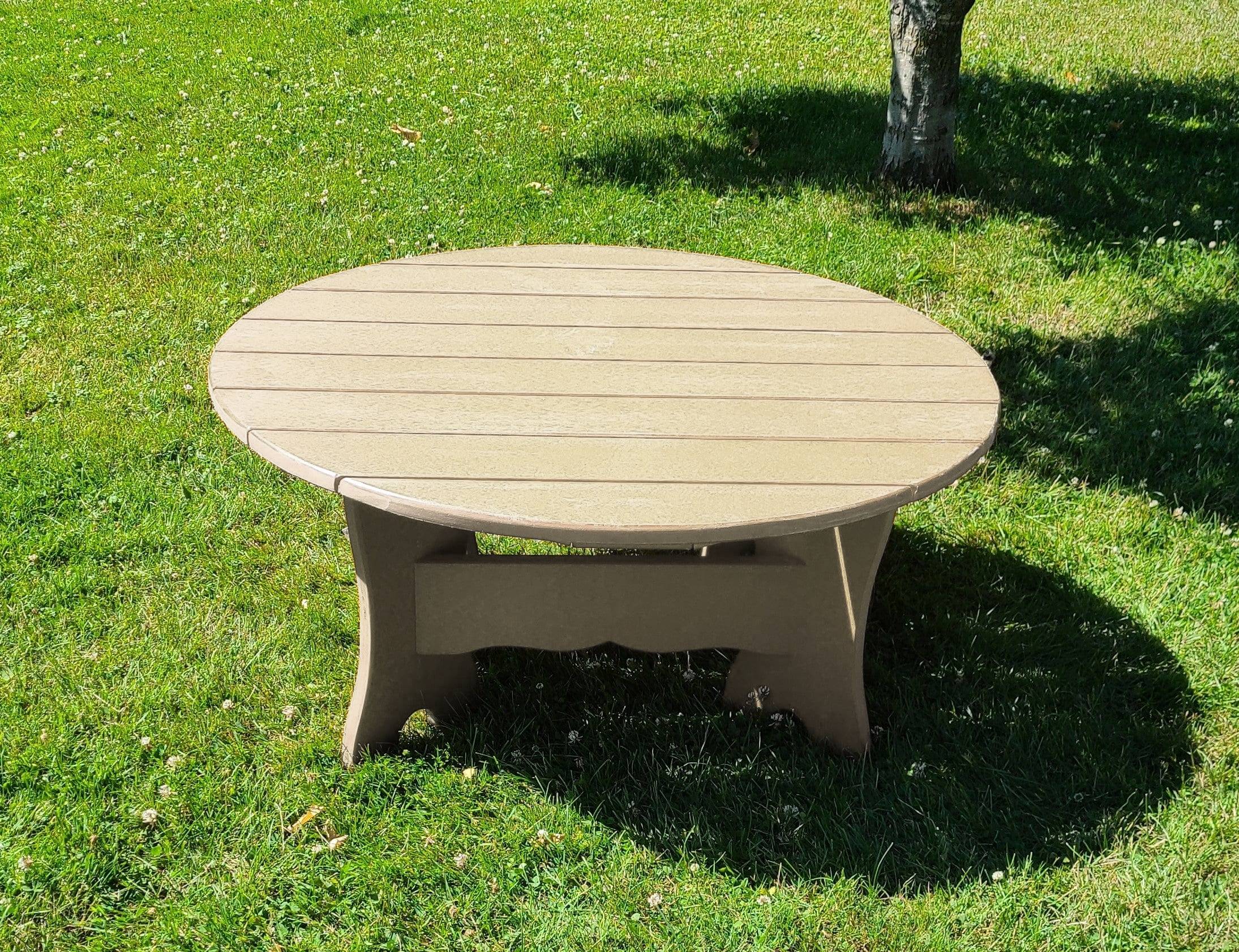 Poly-Luxe 42" Round Coffee Table