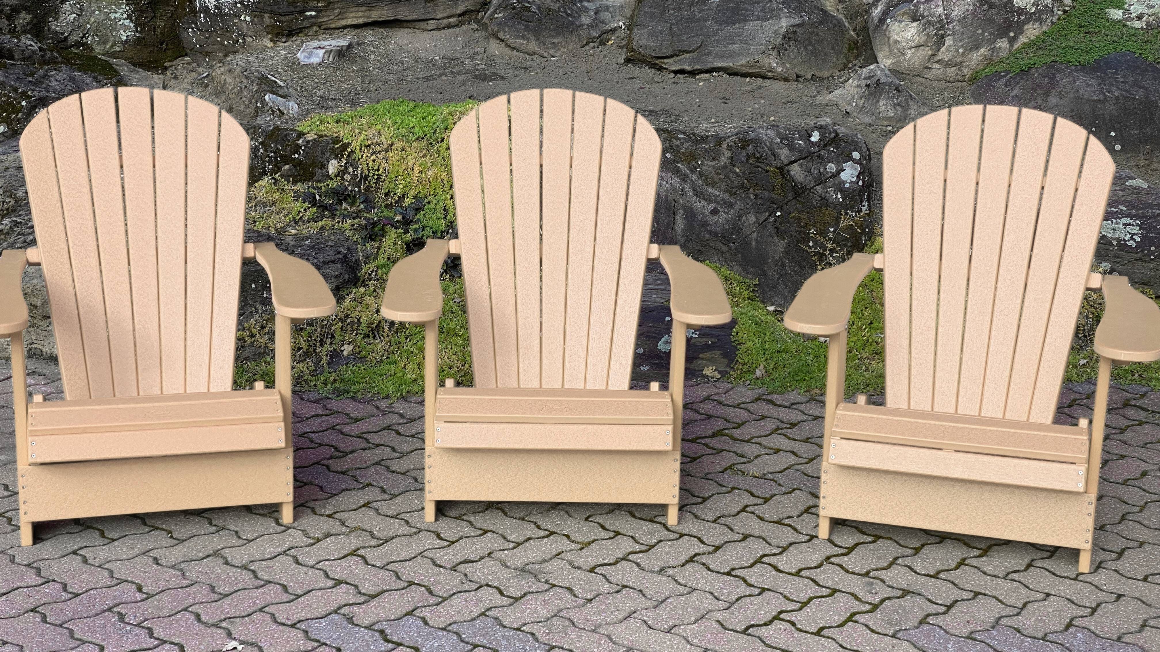 Poly-Luxe Folding Royal Adirondack Chair (Large)