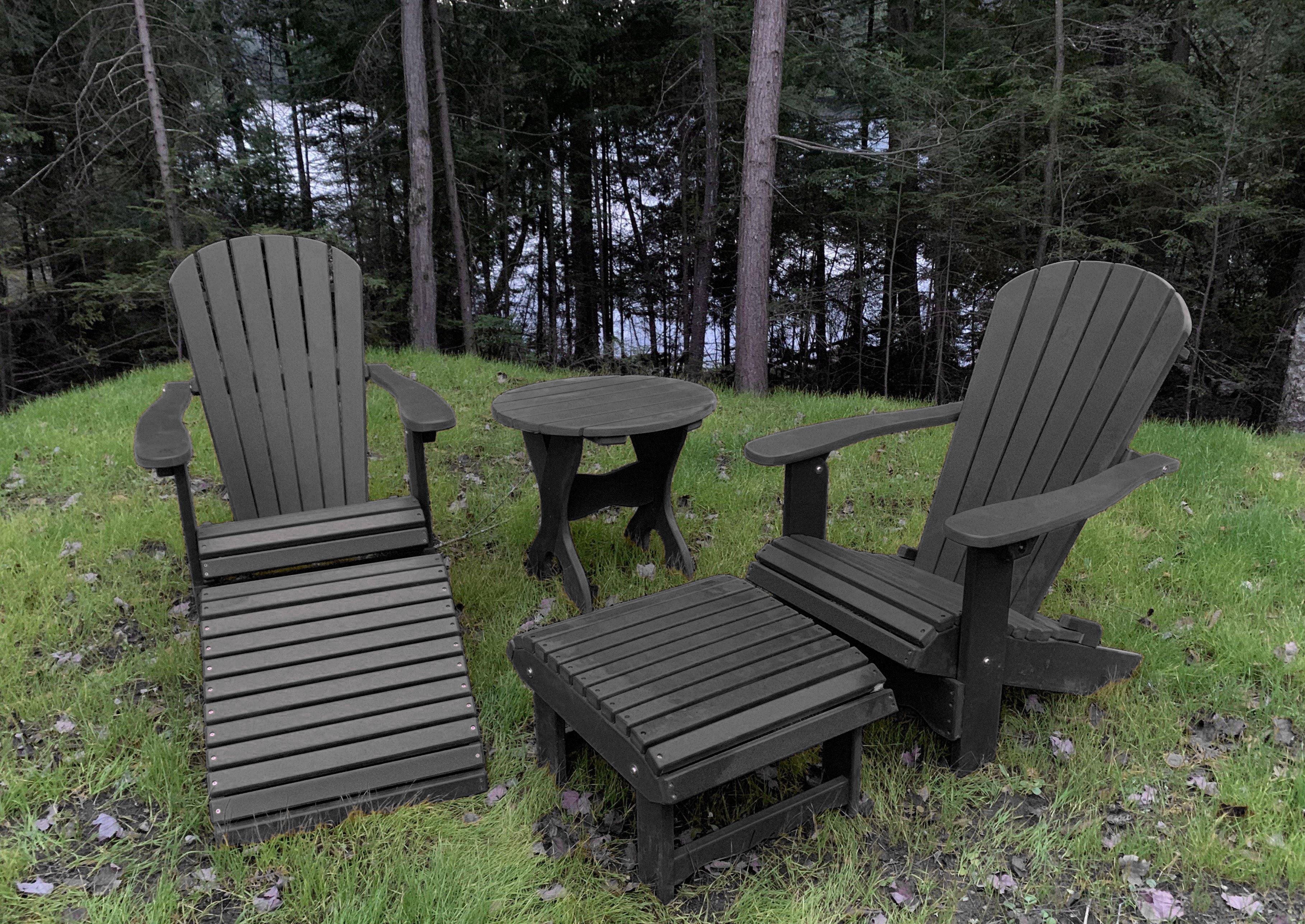 Poly-Luxe Recycled Plastic Classic Adirondack Chair (Standard)
