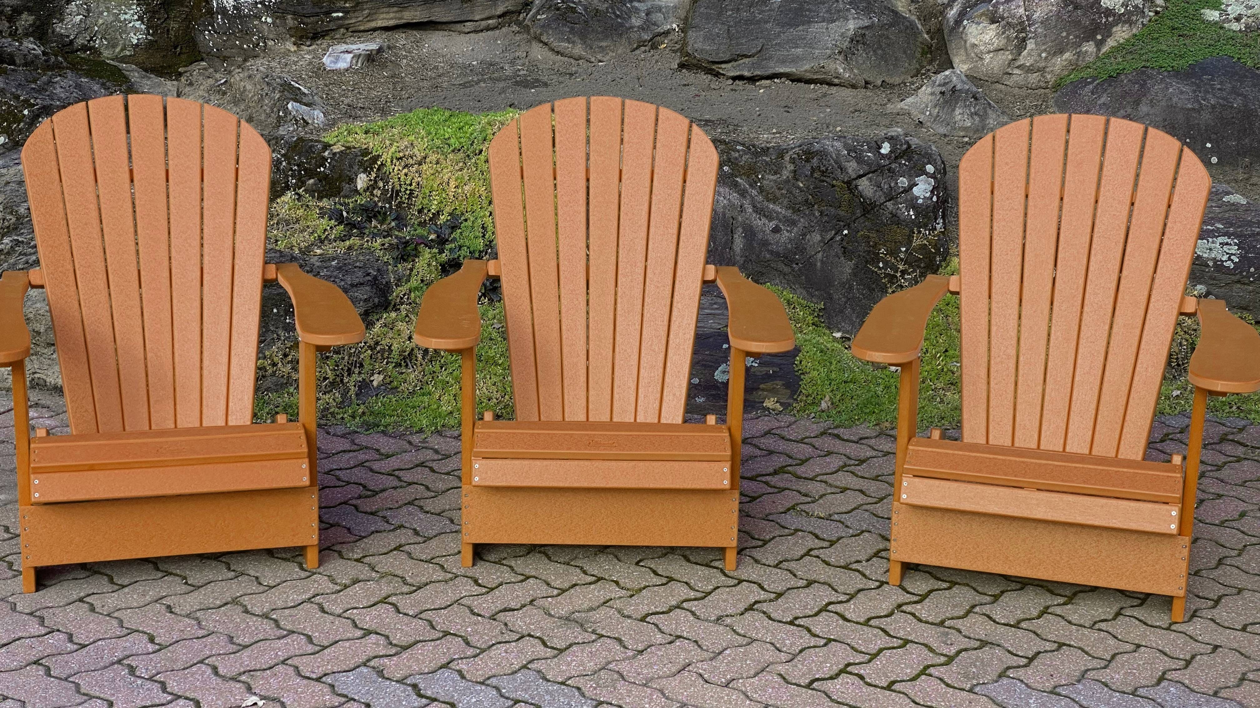 Poly-Luxe Folding Royal Adirondack Chair (Large)