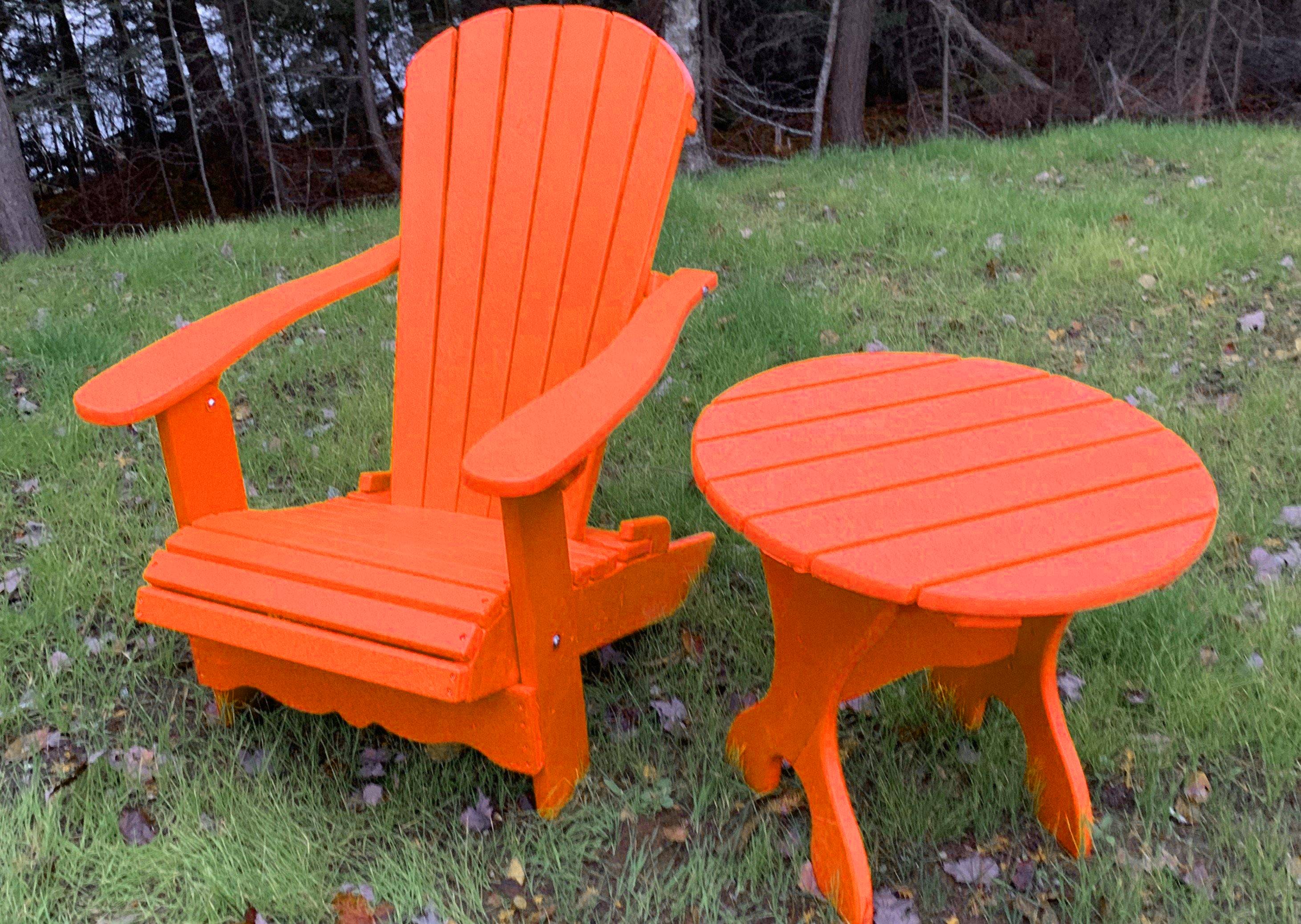 Poly-Luxe Recycled Plastic Classic Adirondack Chair (Standard)