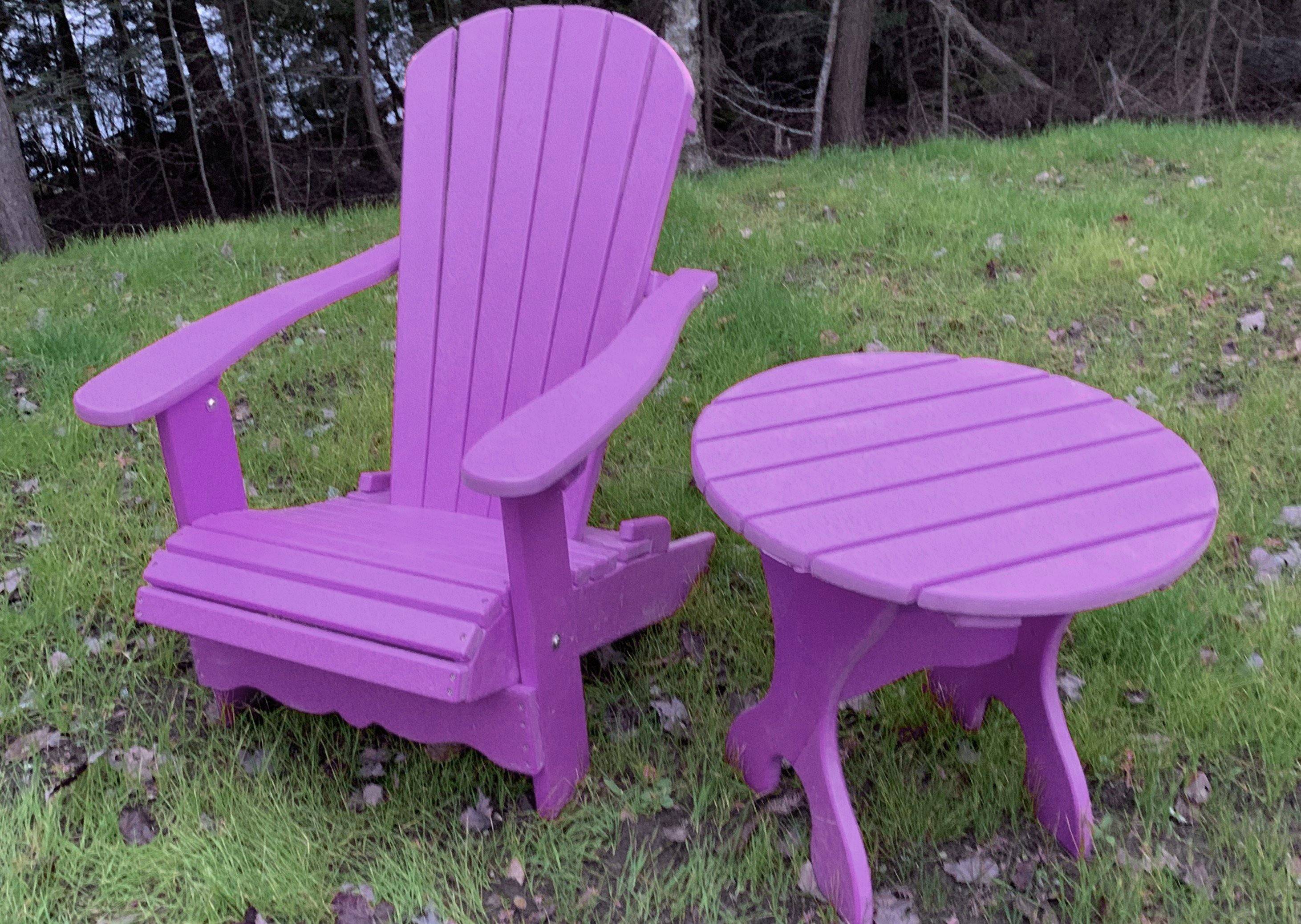 Poly-Luxe Recycled Plastic Classic Adirondack Chair (Standard)