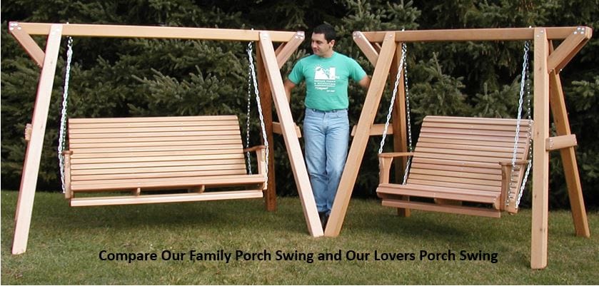 Poly-Luxe Family Porch Swing (Bench Only)