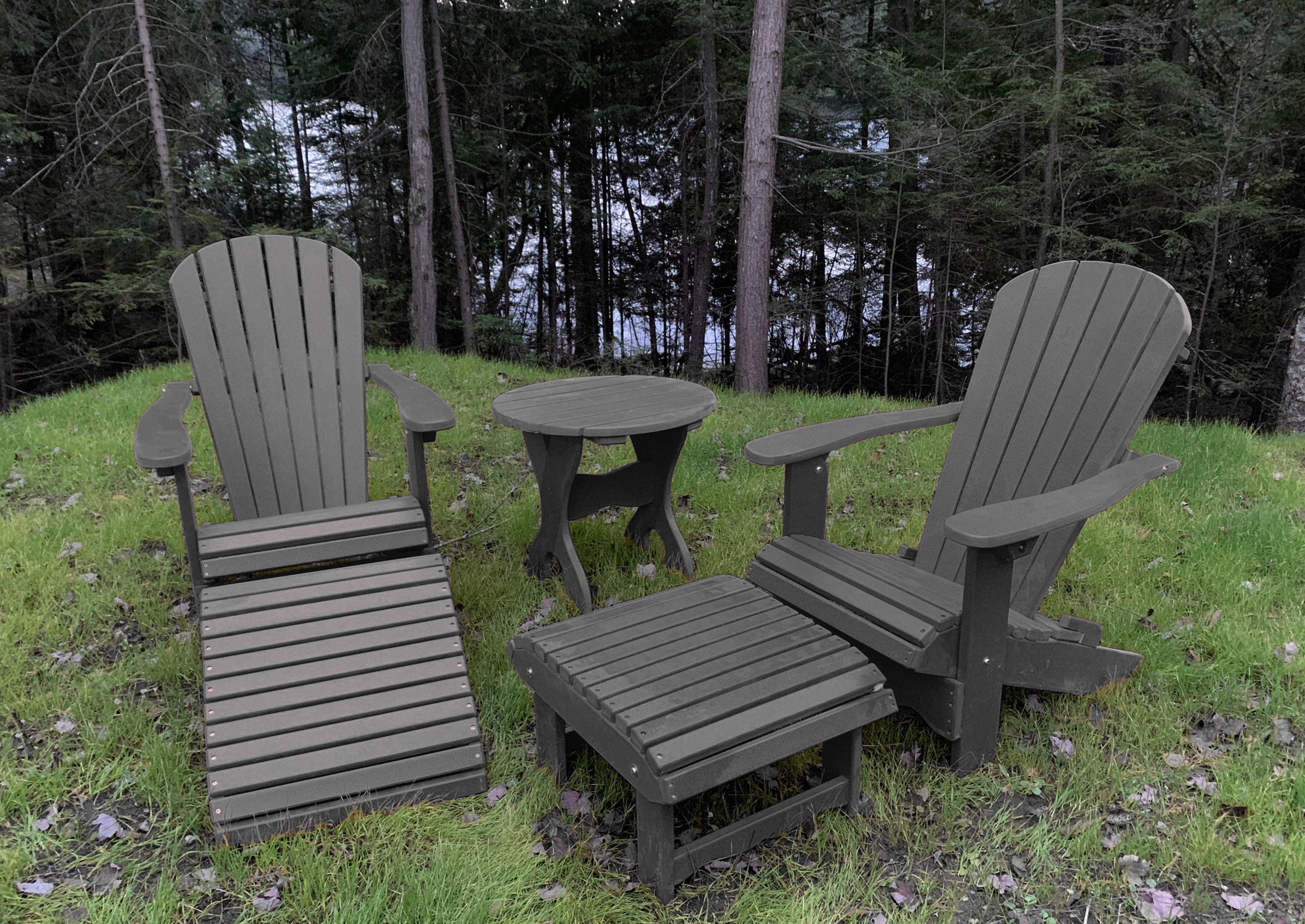 Poly-Luxe Recycled Plastic Classic Adirondack Chair (Standard)