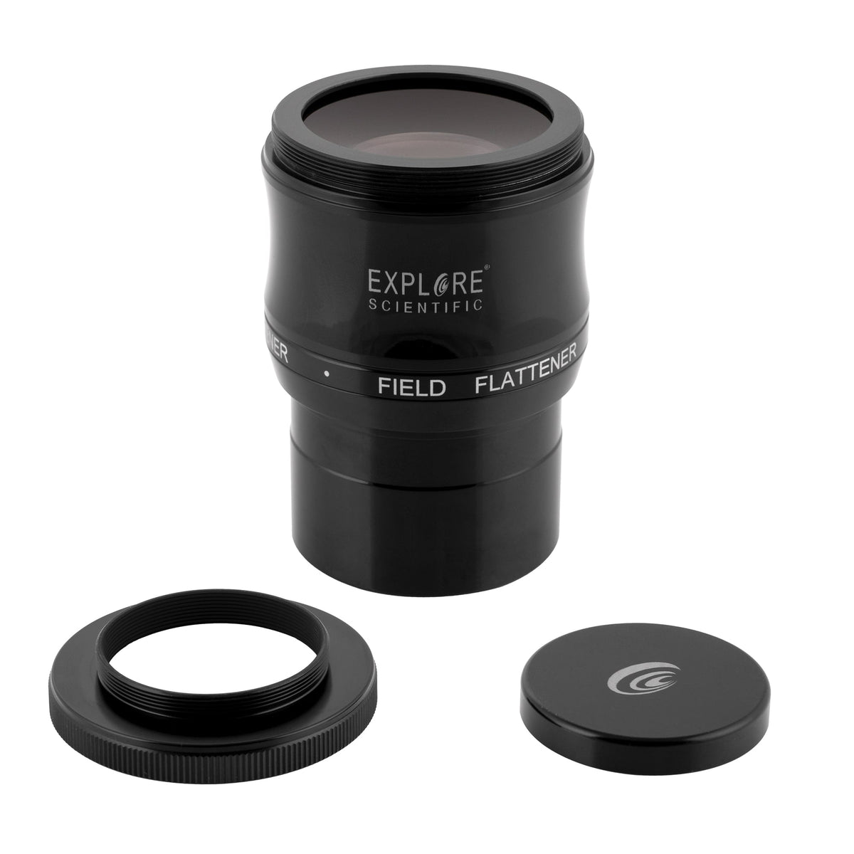 ED80-FCD100 Series Air-Spaced Triplet Refractor Telescope and Field Flattener f/5 to f/7