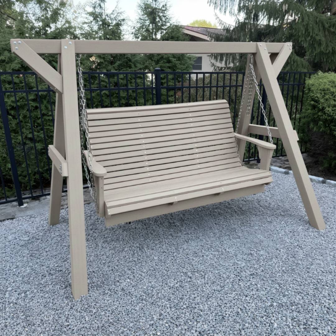 Poly-Luxe Family Porch Swing (Bench Only)