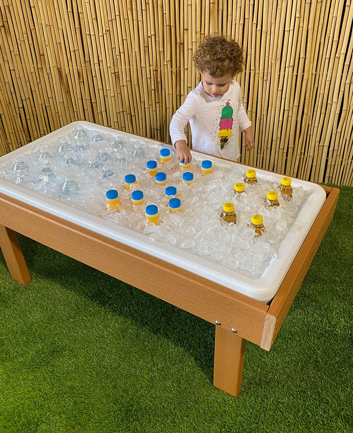 KSO-MT5026 Kids' Station Outdoor MULTI-PURPOSE TABLE W/DRAIN, 19” Toddler Height