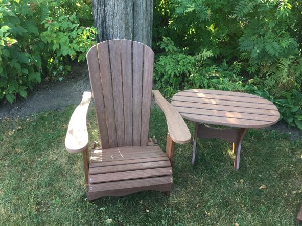 Poly-Luxe Recycled Plastic Classic Adirondack Chair (Standard)