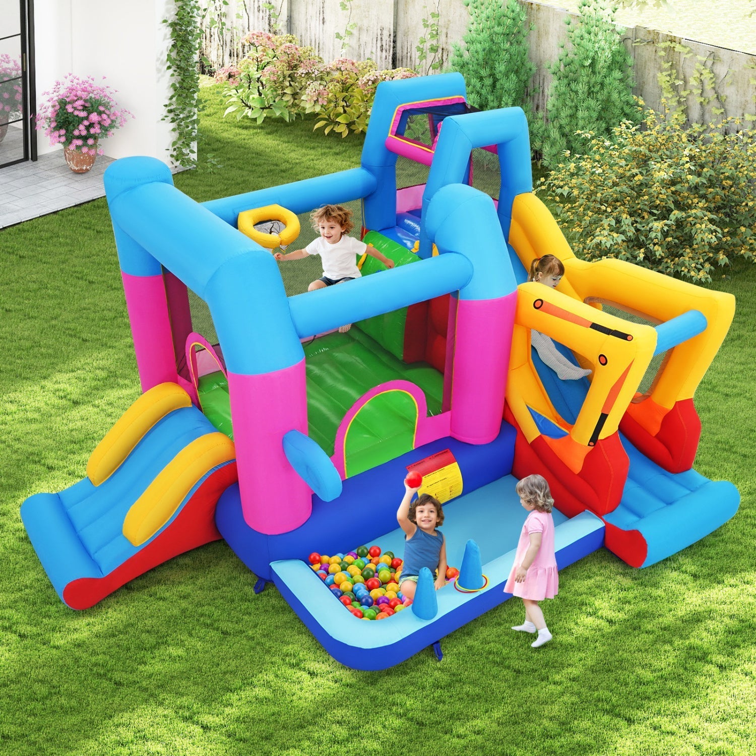 Inflatable Bounce House 8-in