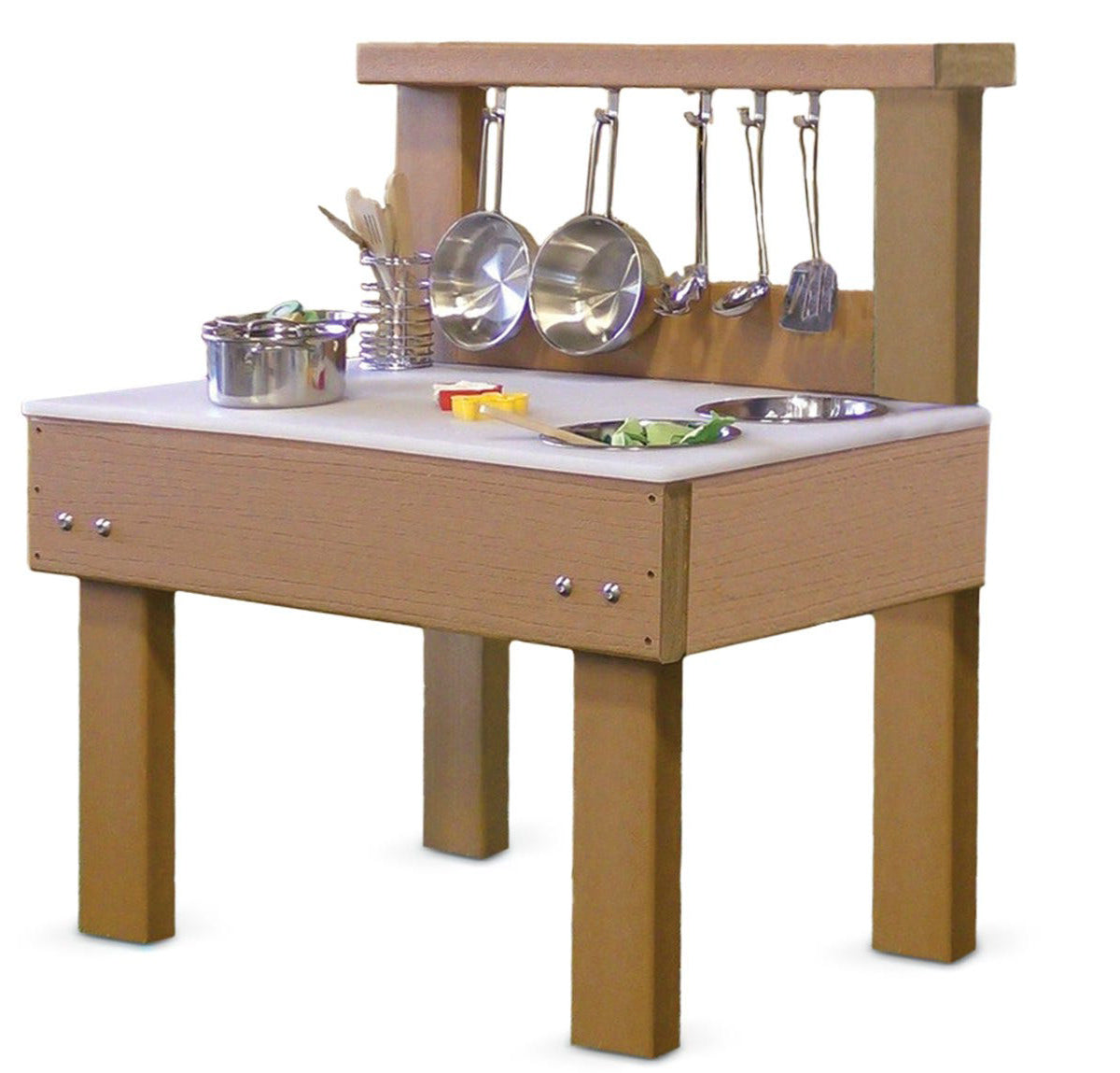KSO-MT3018 Kids' Station Indoor/Outdoor Mud Kitchen with Utensils