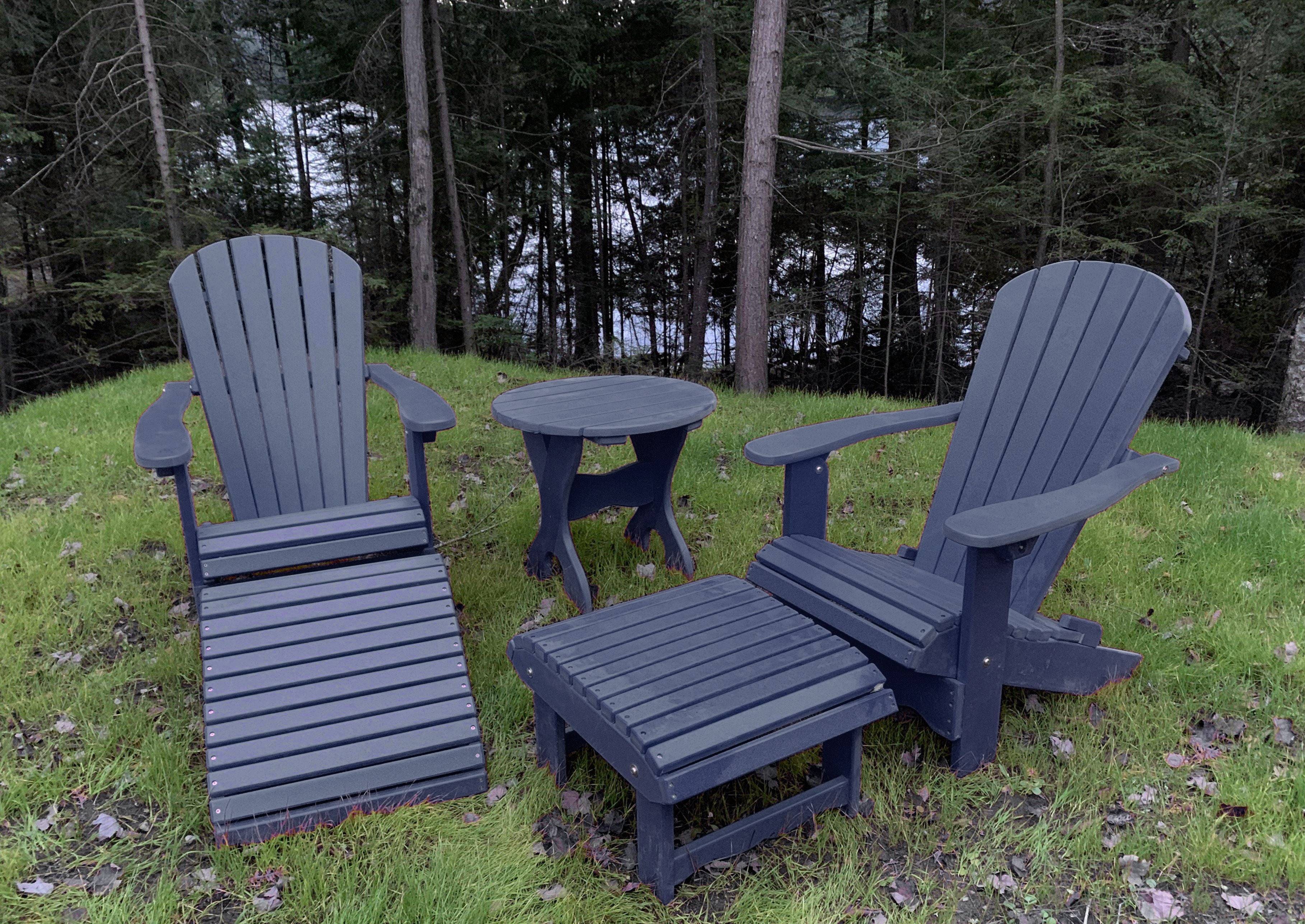 Poly-Luxe Recycled Plastic Classic Adirondack Chair (Standard)