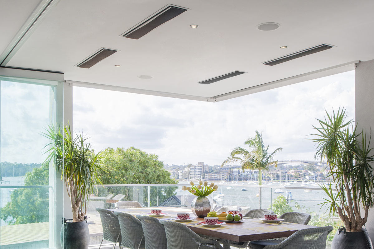 Bromic Heaters Platinum Smart-Heat 4500 Watt Radiant Infrared Outdoor Electric Heater | Black | 240V