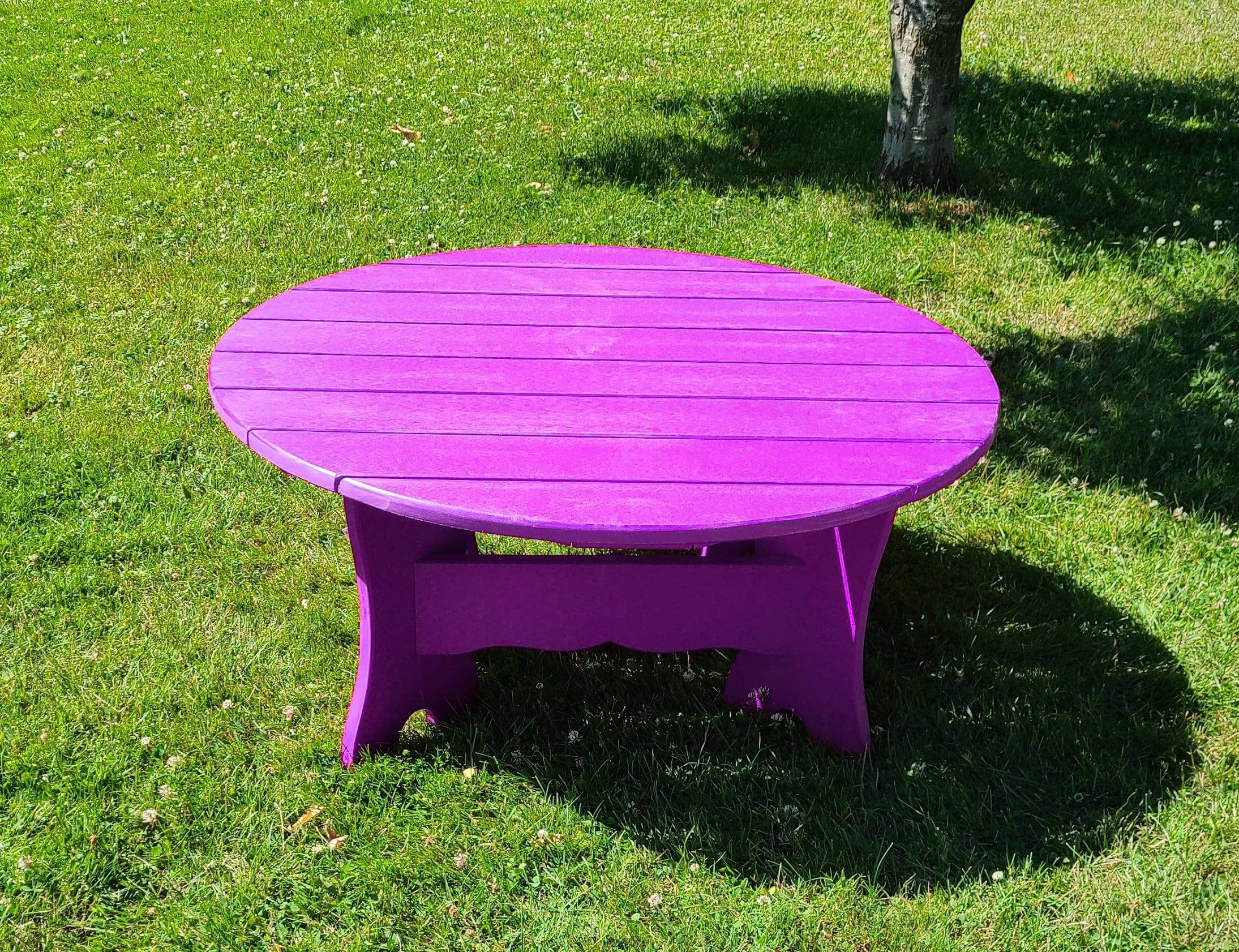 Poly-Luxe 42" Round Coffee Table