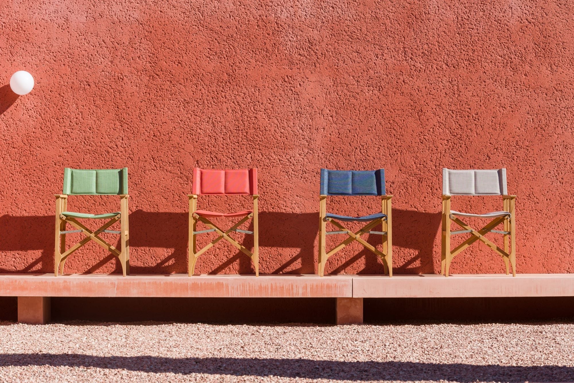 Zircon Teak Director Chair – Piquant Green - 1 Piece