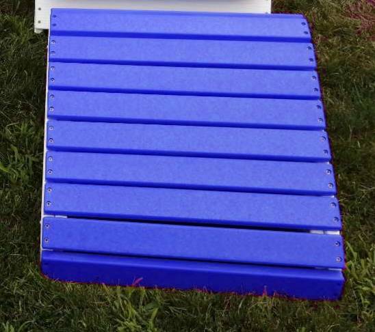 Poly-Luxe Recycled Plastic Royal 2-Position Ottoman (Large)