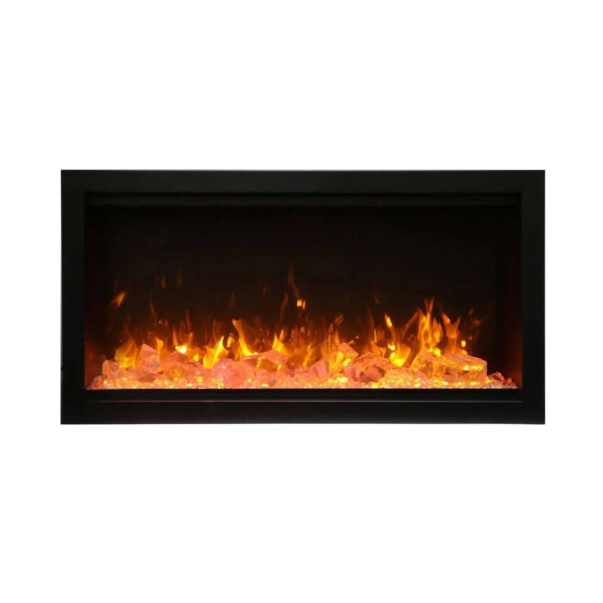 Amantii Symmetry SYM-50-XT Built in Smart Extra Tall Outdoor Electric Fireplace