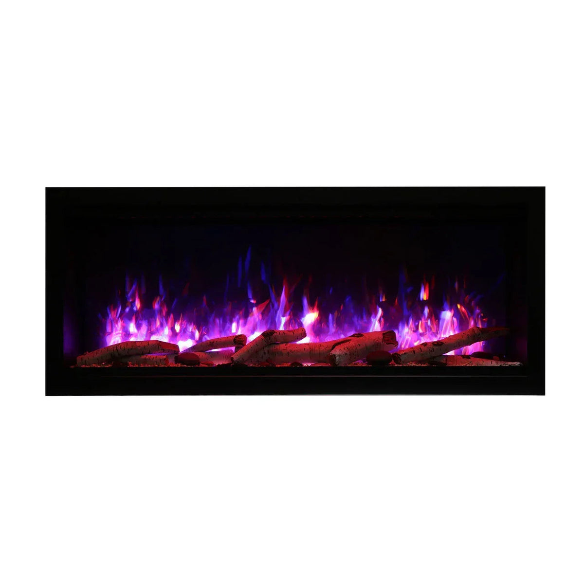 Amantii Symmetry SYM-60-XT Built in Smart Extra Tall Outdoor Electric Fireplace