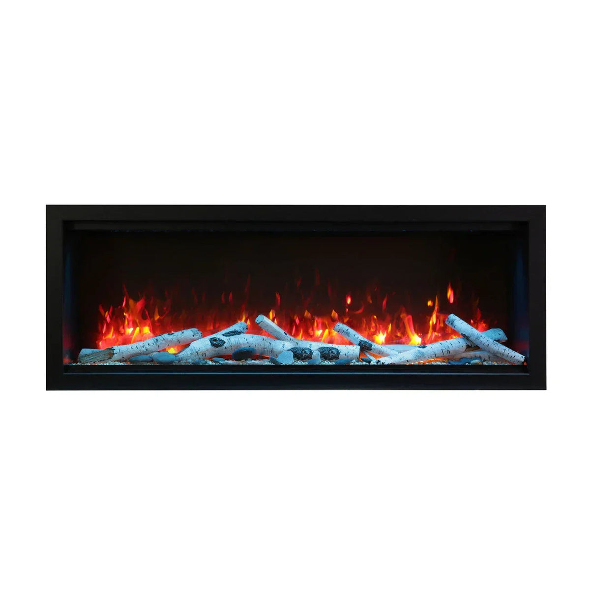 Amantii Symmetry SYM-60-XT Built in Smart Extra Tall Outdoor Electric Fireplace