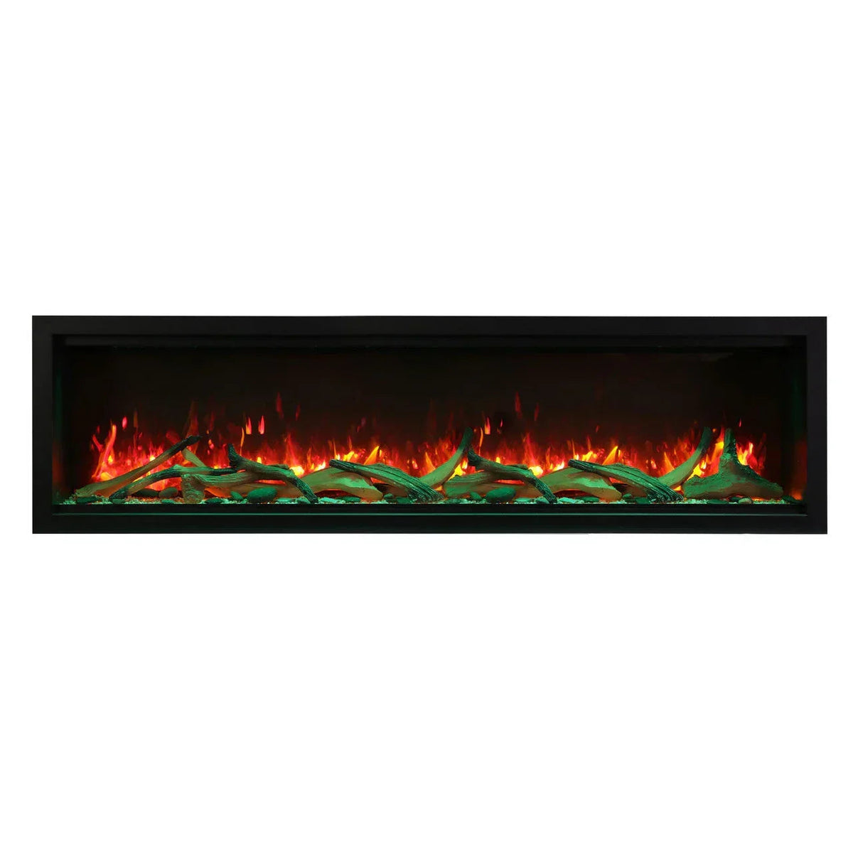 Amantii Symmetry SYM-50-XT Built in Smart Extra Tall Outdoor Electric Fireplace