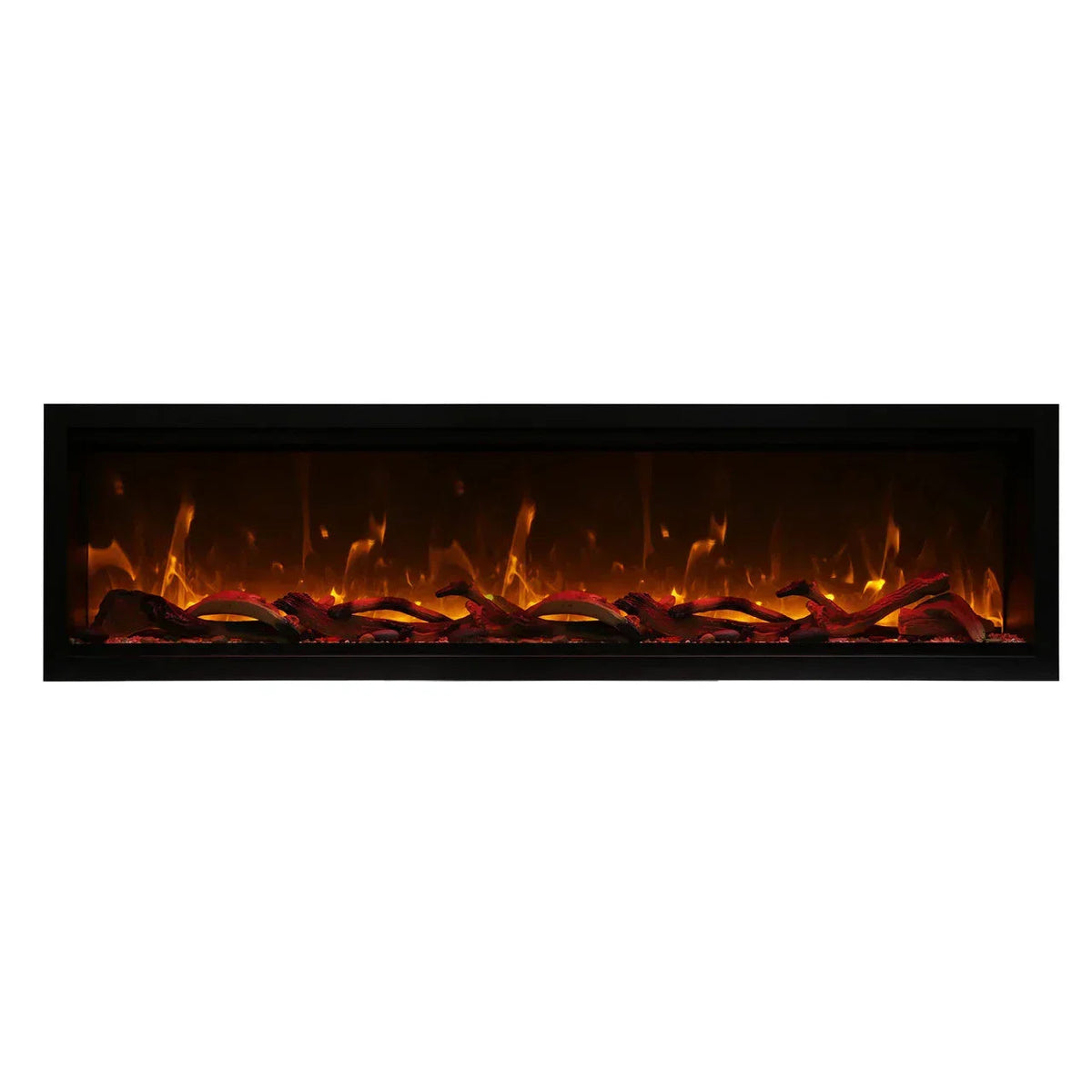 Amantii Symmetry SYM-60-XT Built in Smart Extra Tall Outdoor Electric Fireplace