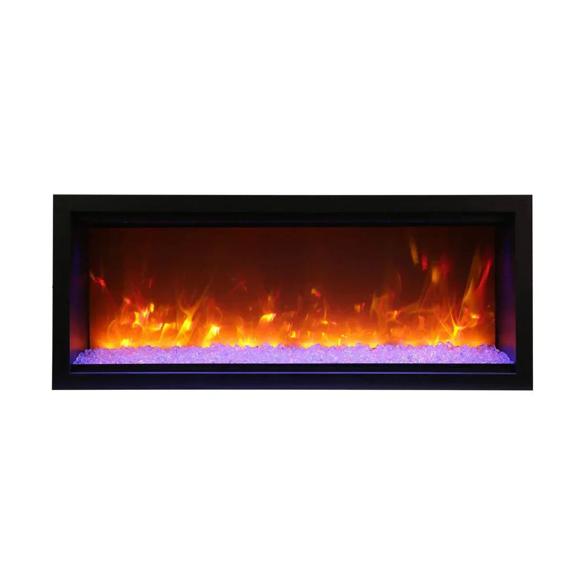 Amantii Symmetry SYM-60-XT Built in Smart Extra Tall Outdoor Electric Fireplace