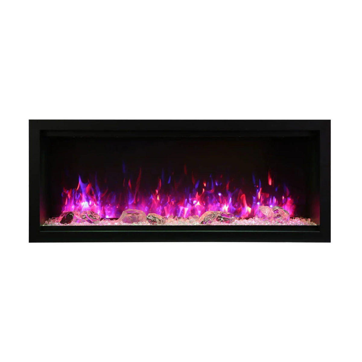 Amantii Symmetry SYM-60-XT Built in Smart Extra Tall Outdoor Electric Fireplace