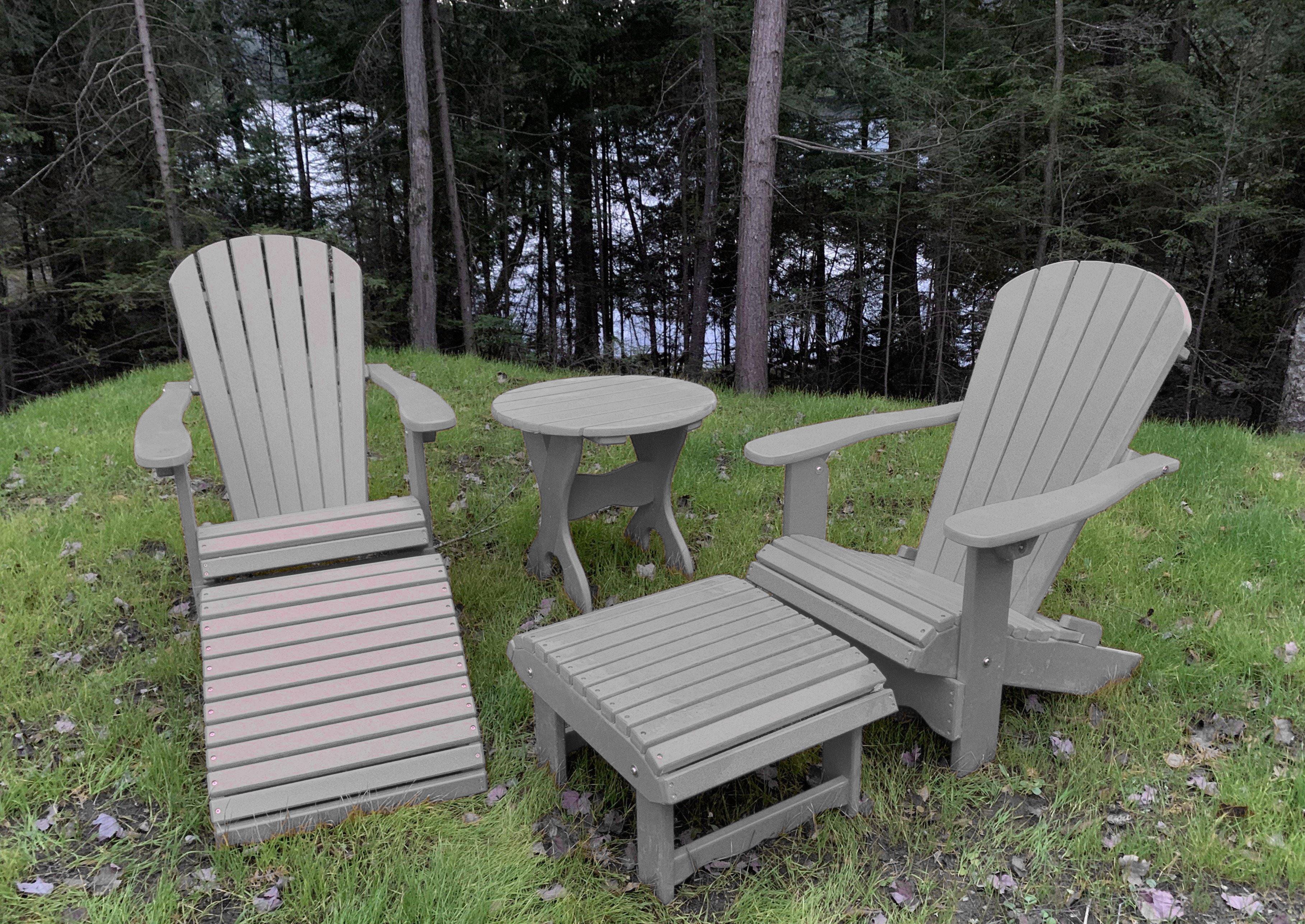 Poly-Luxe Recycled Plastic Classic Adirondack Chair (Standard)