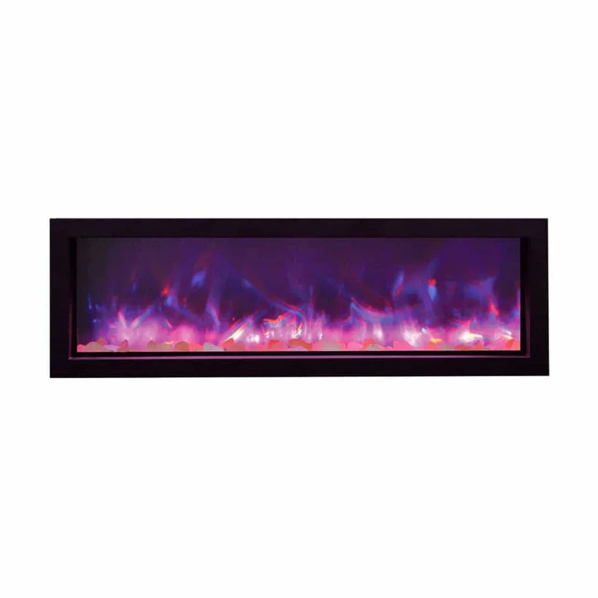 Amantii 72 Inch Panorama Slim BI-72-SLIM-OD Linear Indoor or Outdoor Electric Fireplace