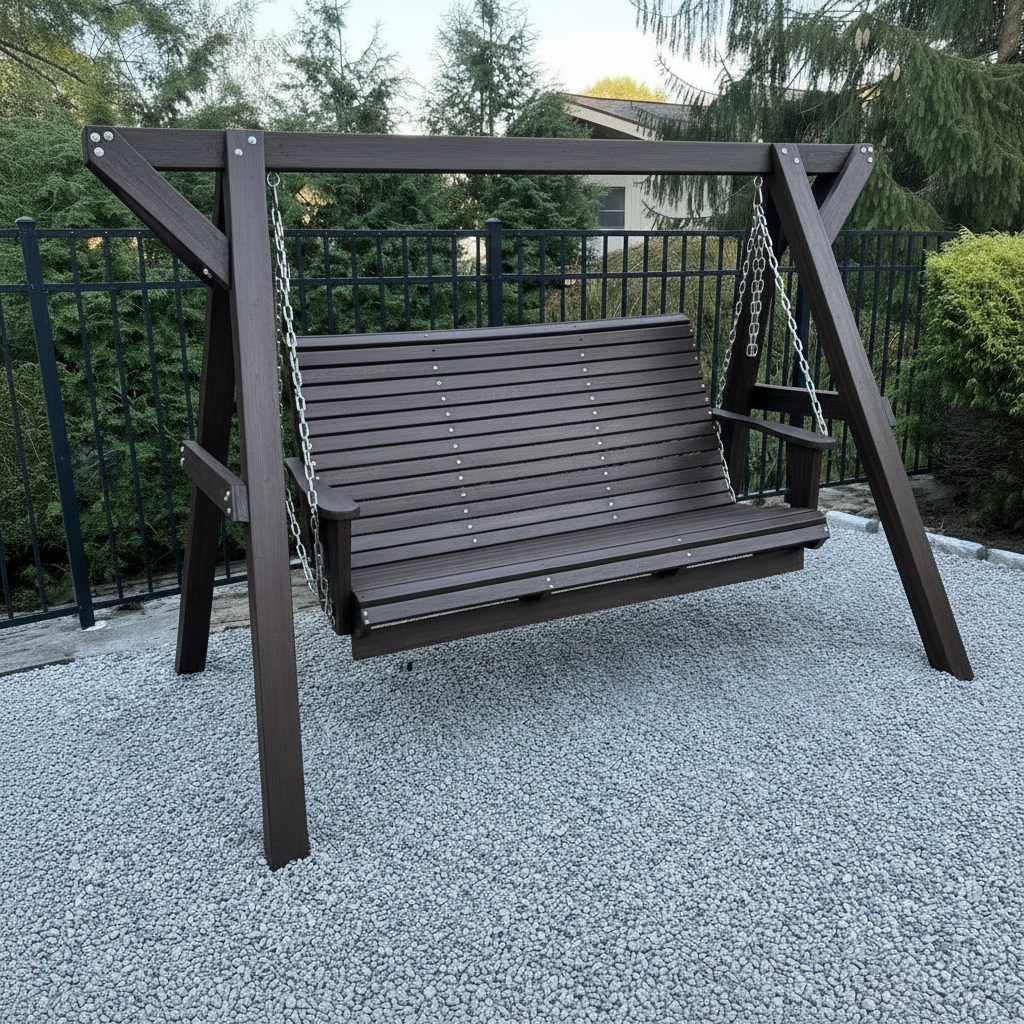 Poly-Luxe Family Porch Swing (Bench Only)