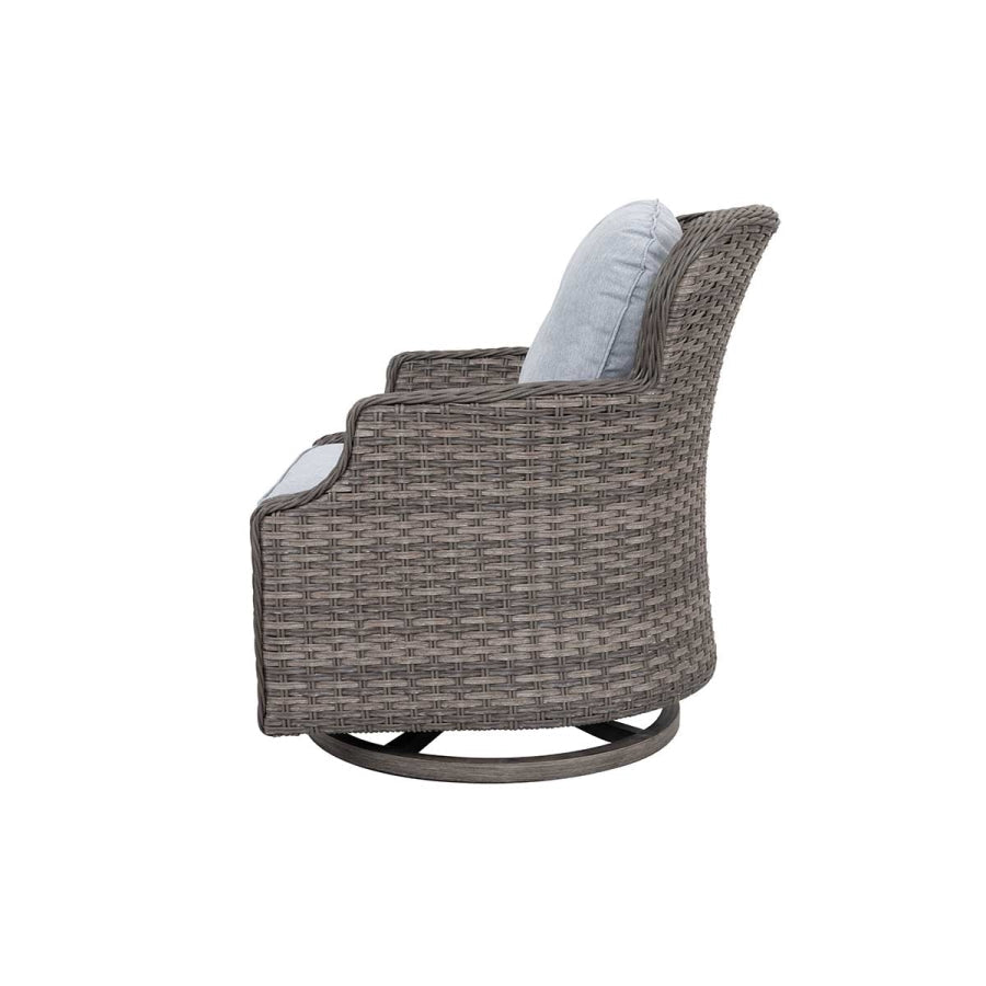 2 Tenaya Wicker Swivel Rocking Chair