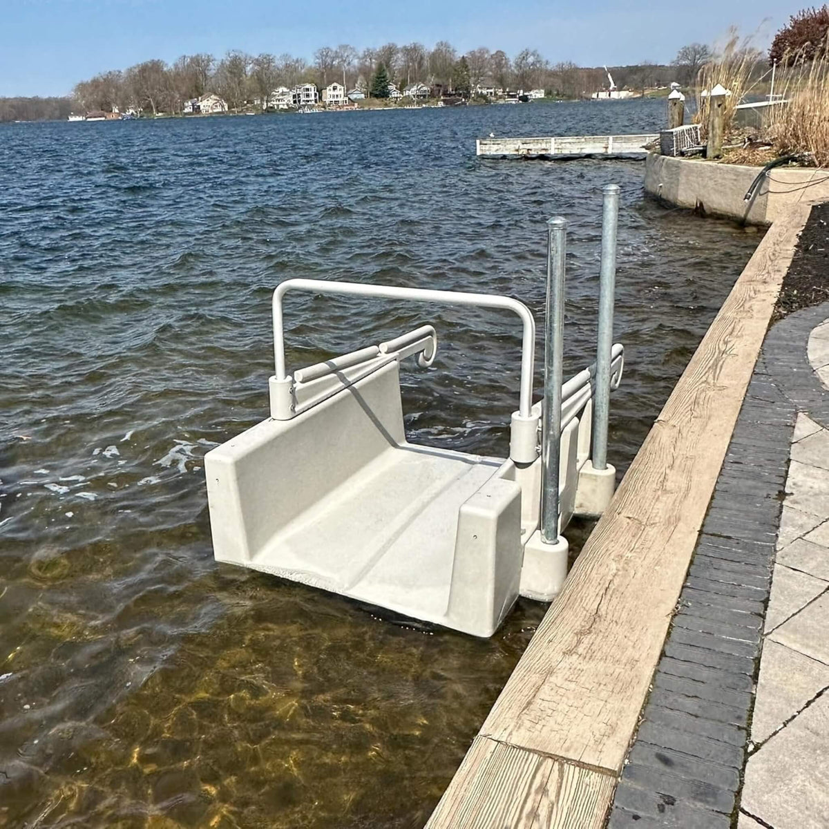 Floating Kayak Launch Station For Fixed Docks Kayaks And Canoes (SAK36851)