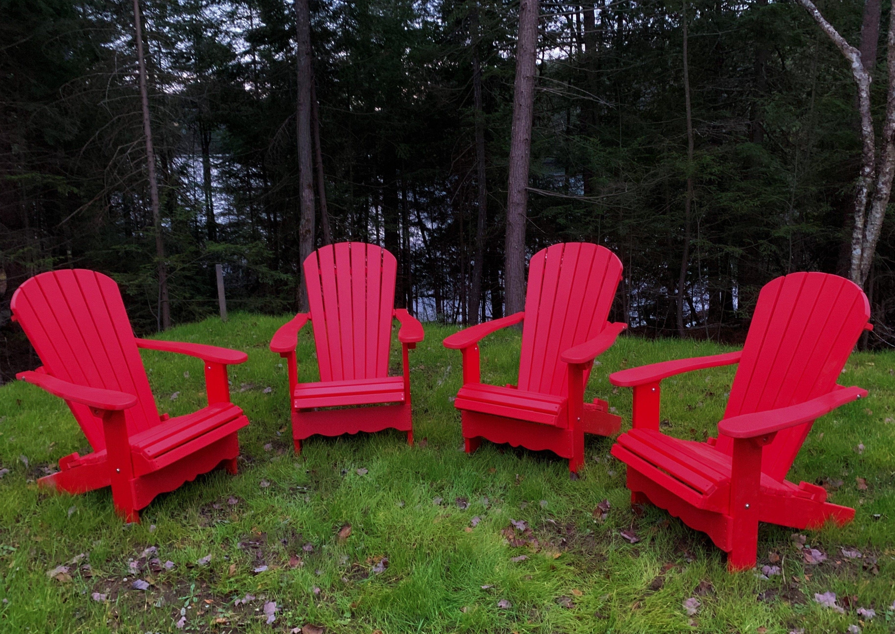 Poly-Luxe Recycled Plastic Classic Adirondack Chair (Standard)