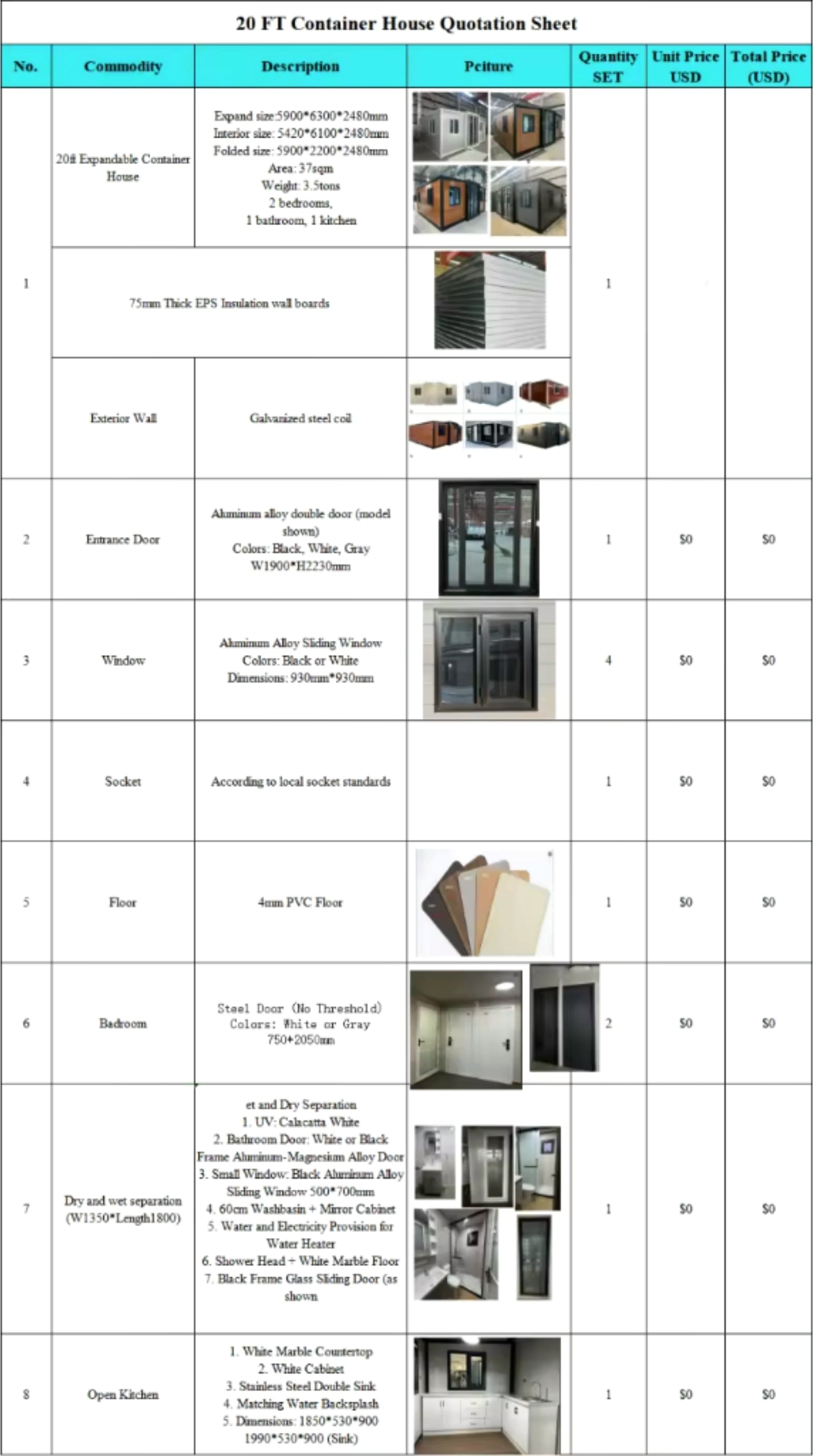 On Sale 20ft Expandable Tiny Home 7 Day Shipping