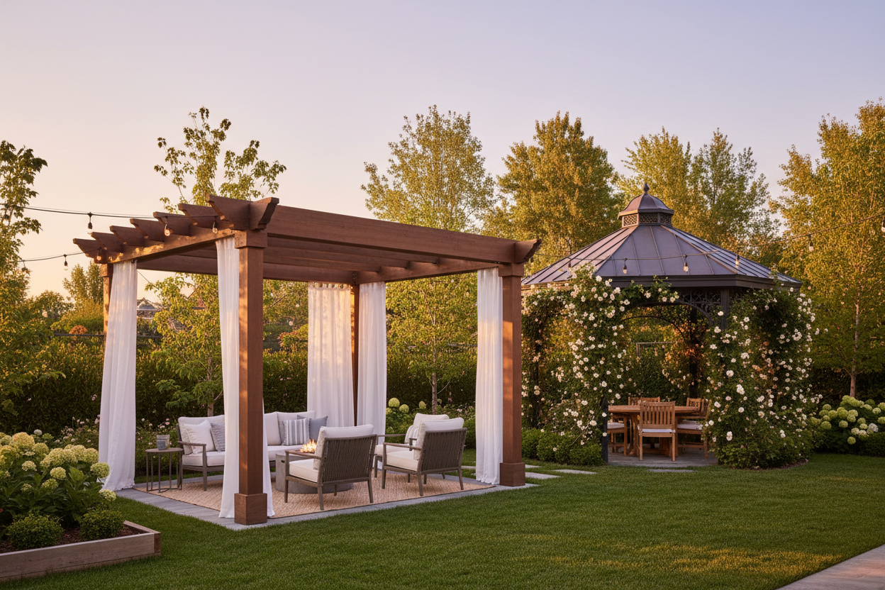 The Benefits of Pergolas and Gazebos for Your Outdoor Space