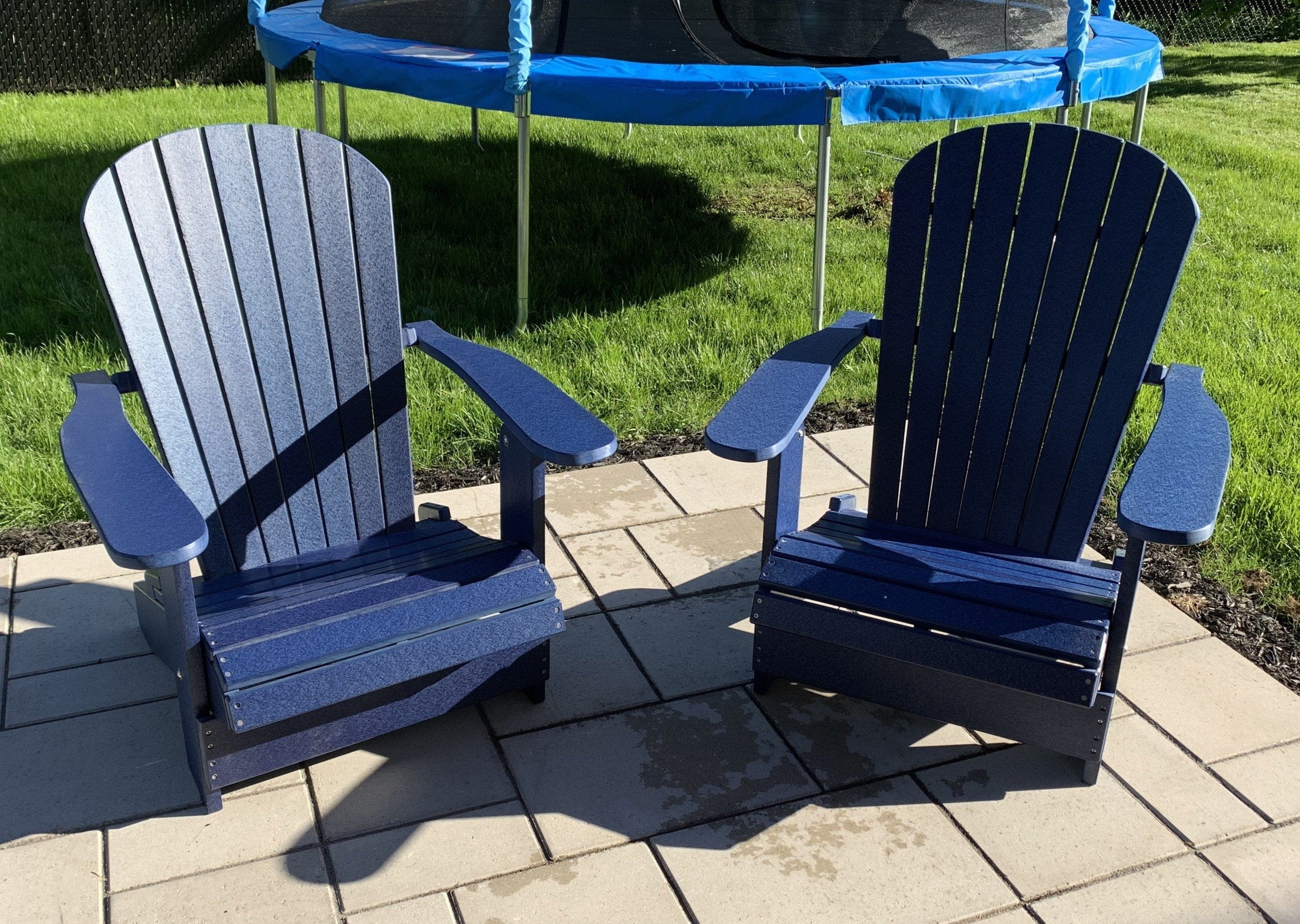 Poly-Luxe Folding Royal Adirondack Chair (Large)