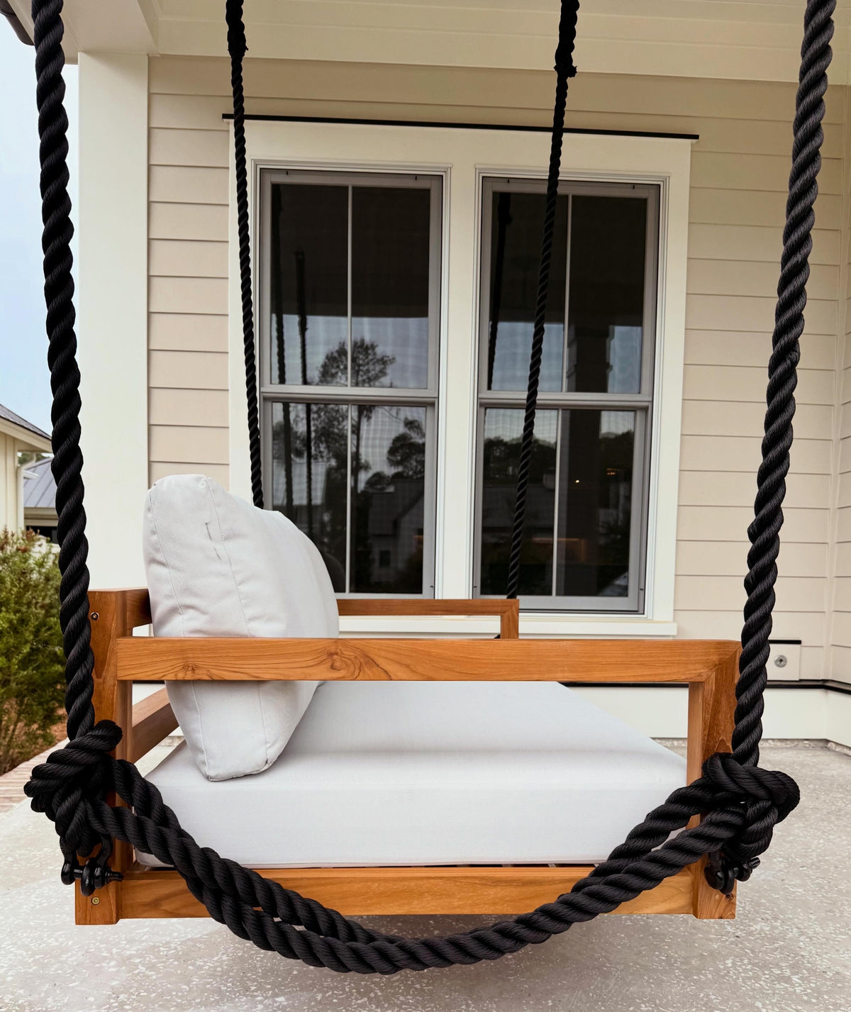 Bimini Swing Bed Standard – Premium Grade A Teak Porch Swing