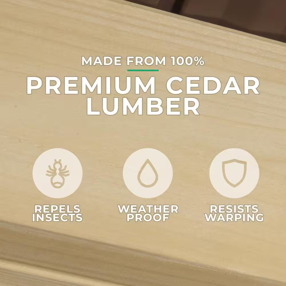 DIY Meridian 12 Ft. X 16 Ft. Cedar Wood Outdoor Gazebo Kit with Hartop Metal Roof - Permanent Covered Patio Shade