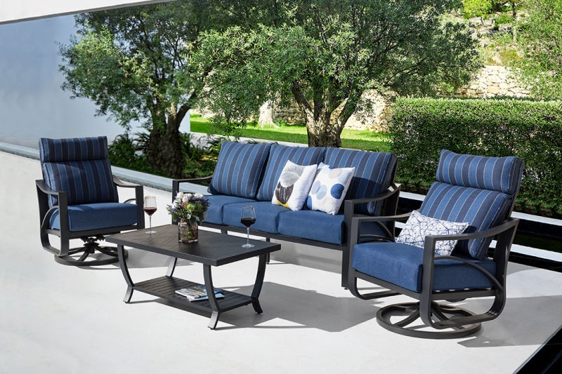Jarvis Aluminum Swivel Rocking Chair