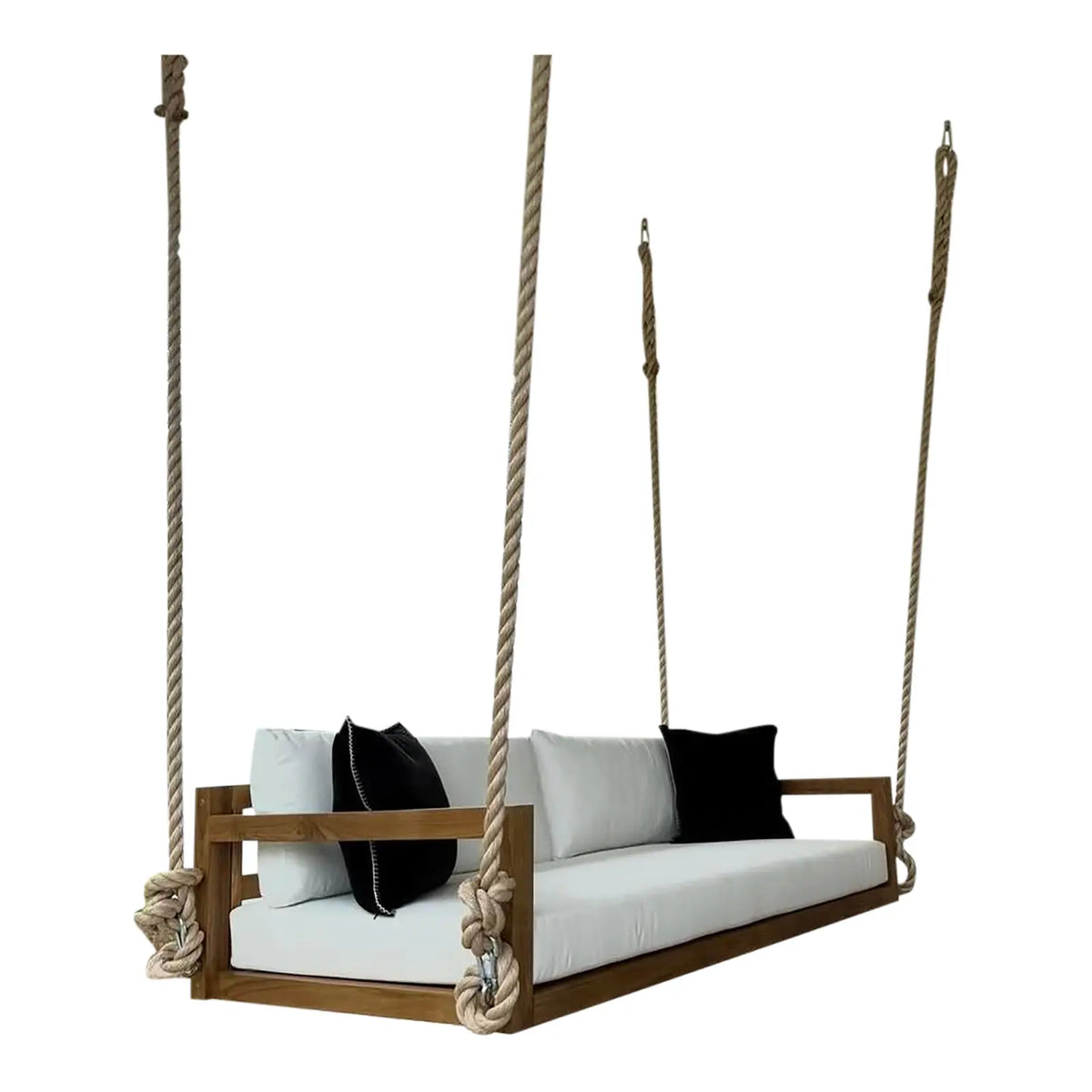 Bimini Swing Bed Standard – Premium Grade A Teak Porch Swing