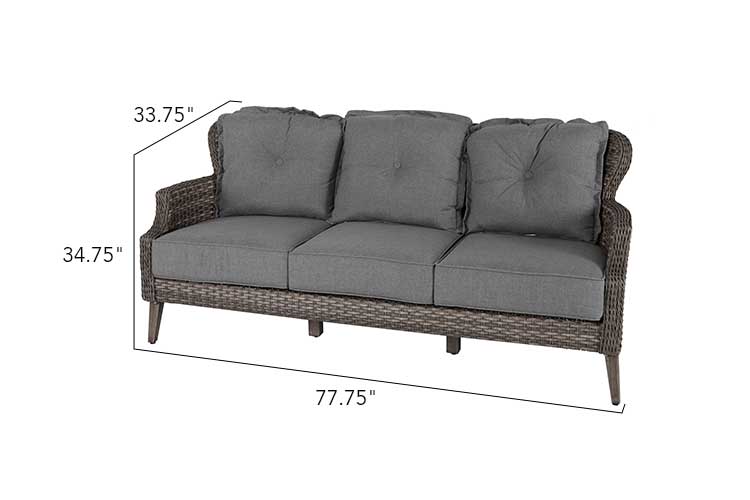 Tenaya 4-Piece Firepit Set with Swivel Rocking Chairs