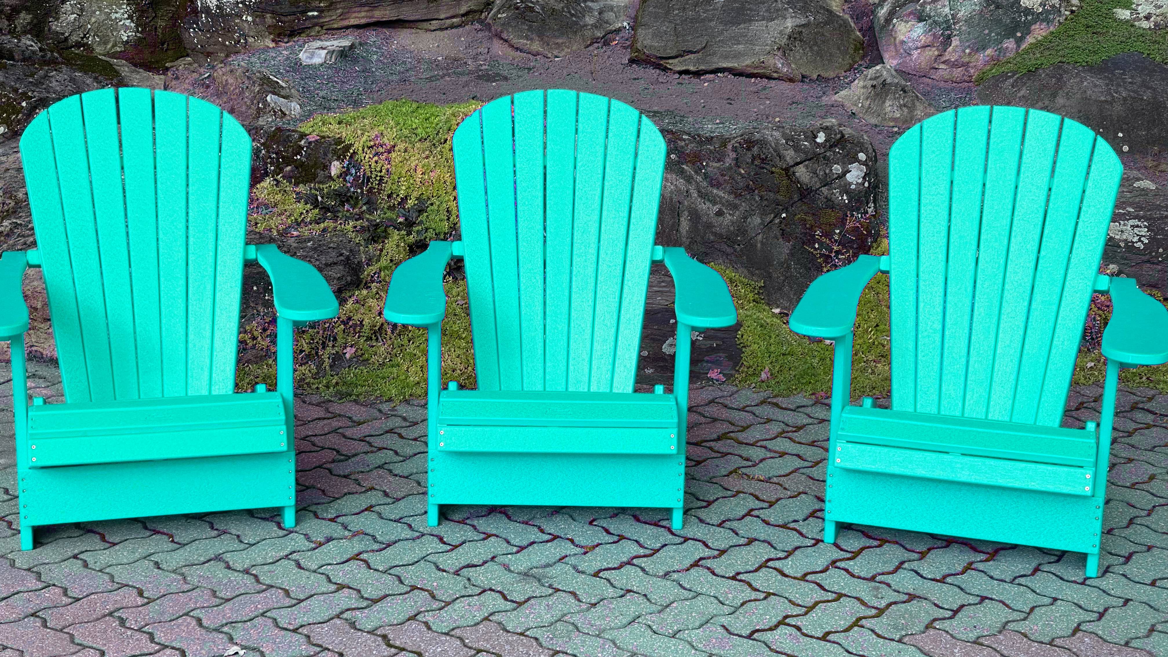 Poly-Luxe Folding Royal Adirondack Chair (Large)