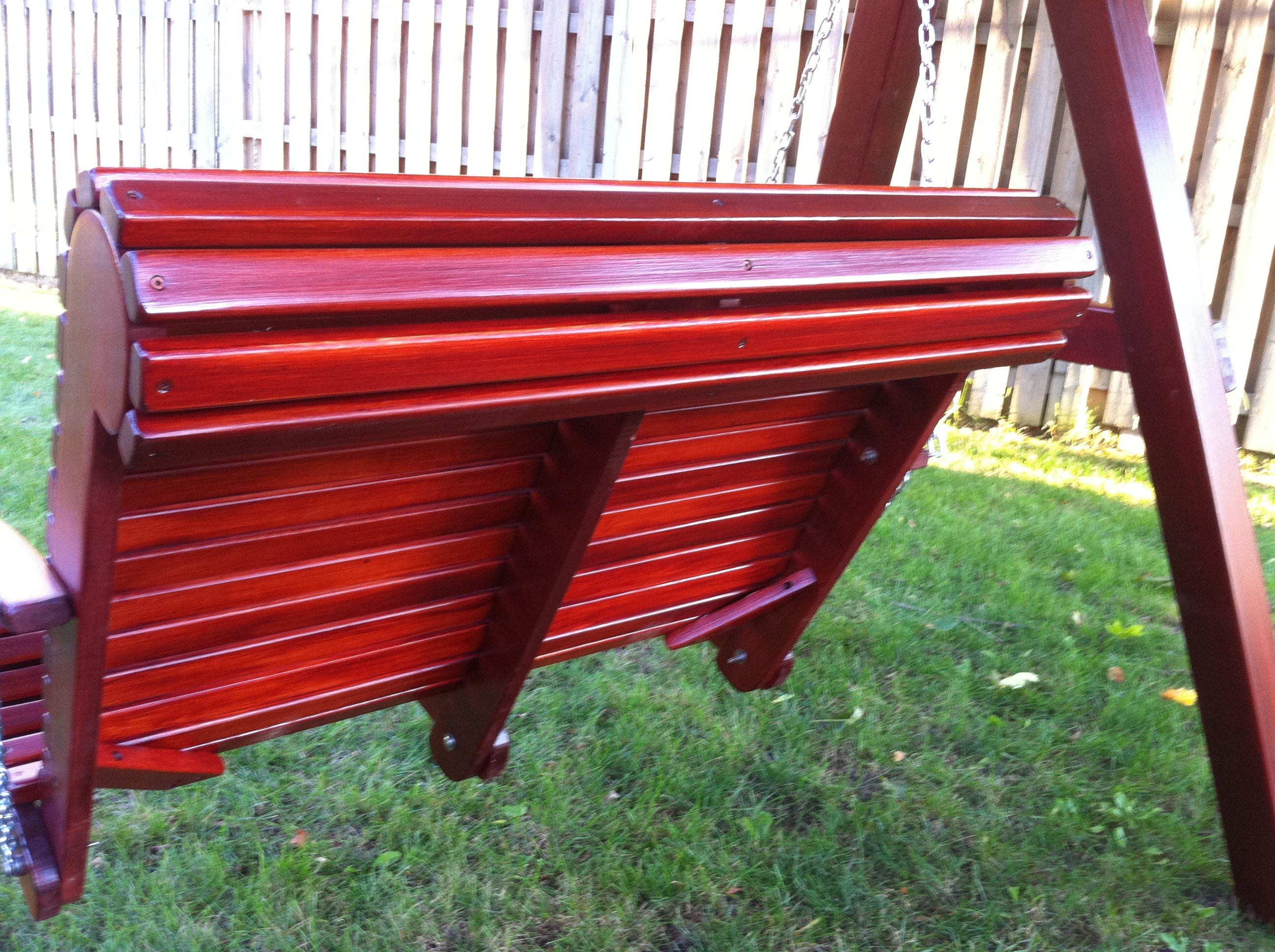 Poly-Luxe Lovers Porch Swing (Bench Only)